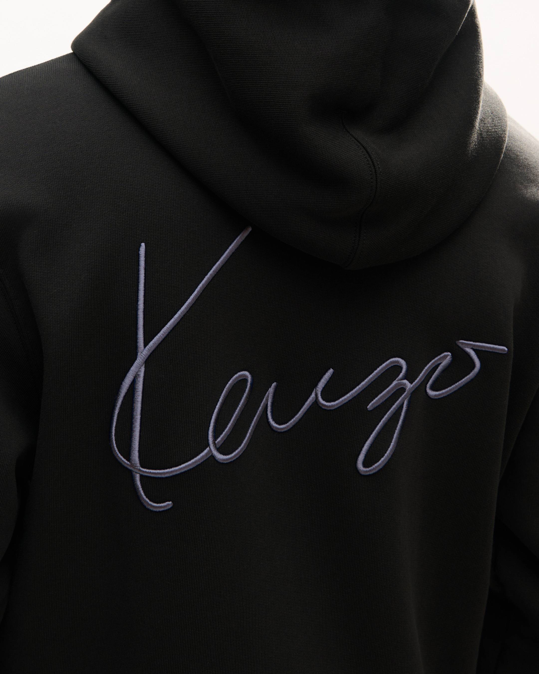KENZO Signature' エンブロイダリー ジップアップ フーディー イン