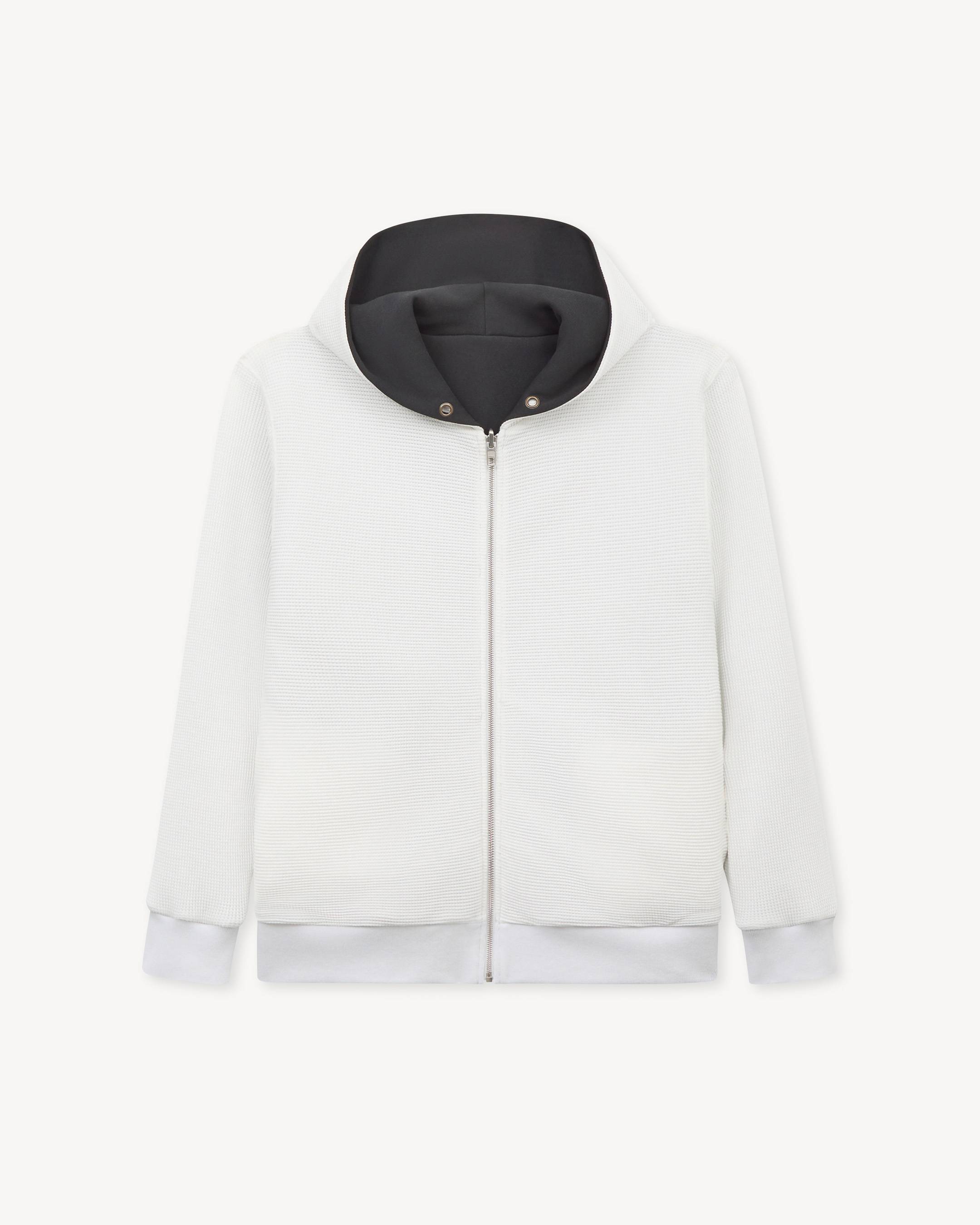 Sweatshirt &agrave; capuche zipp&eacute; r&eacute;versible 'KENZO Tulip' en coton