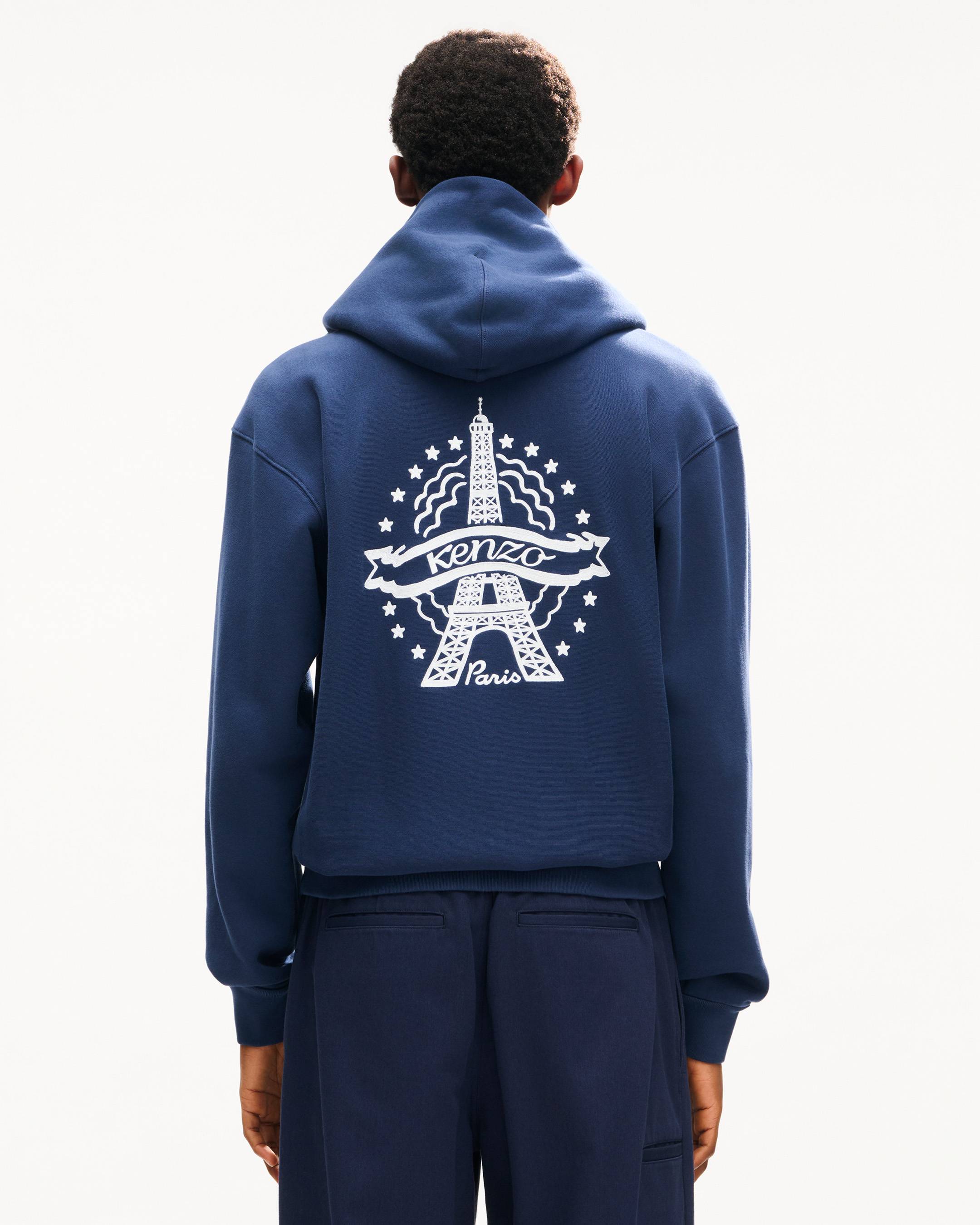 'KENZO Eiffel Tower Design' フーディー イン コットン