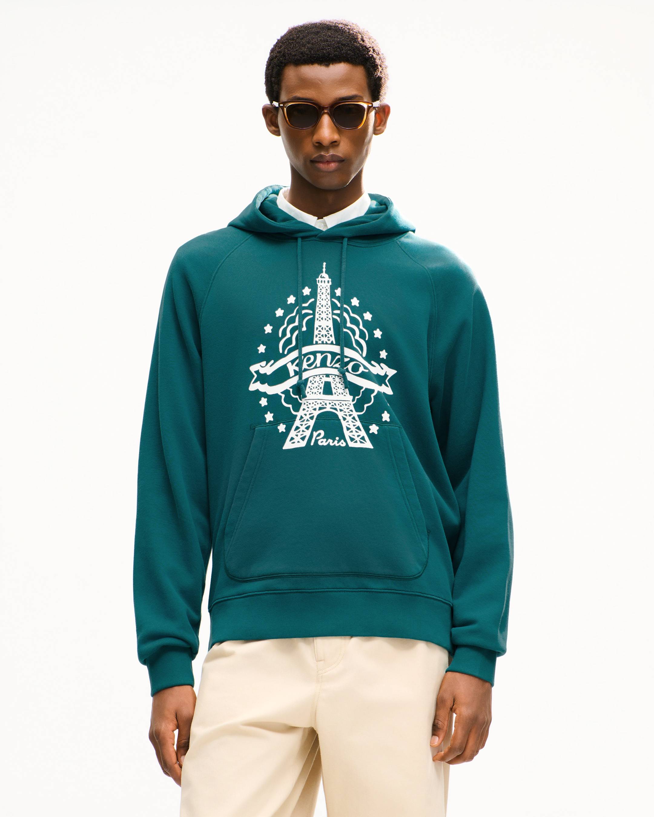 'KENZO Eiffel Tower Design' フーディー イン コットン