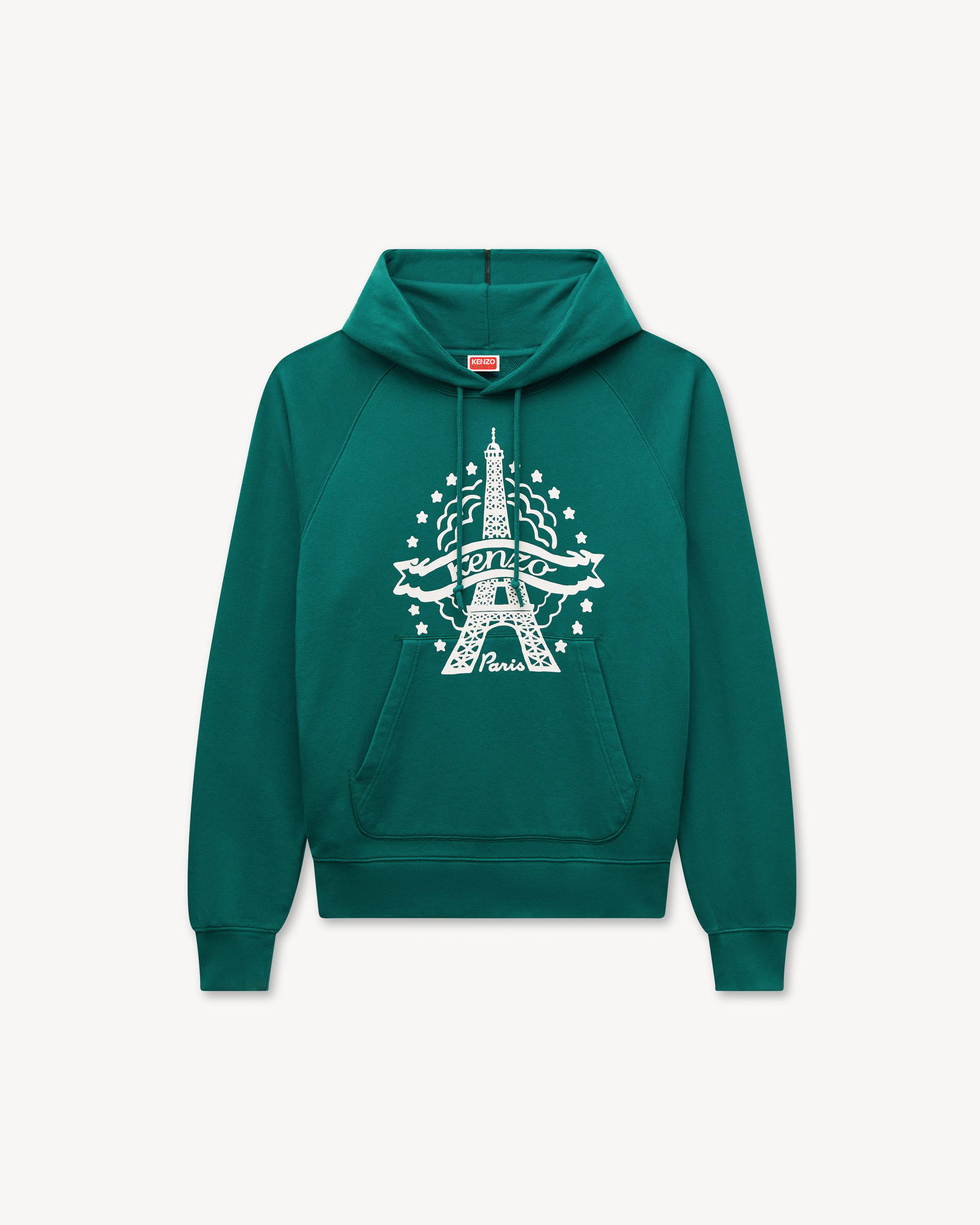 'KENZO Eiffel Tower Design' フーディー イン コットン
