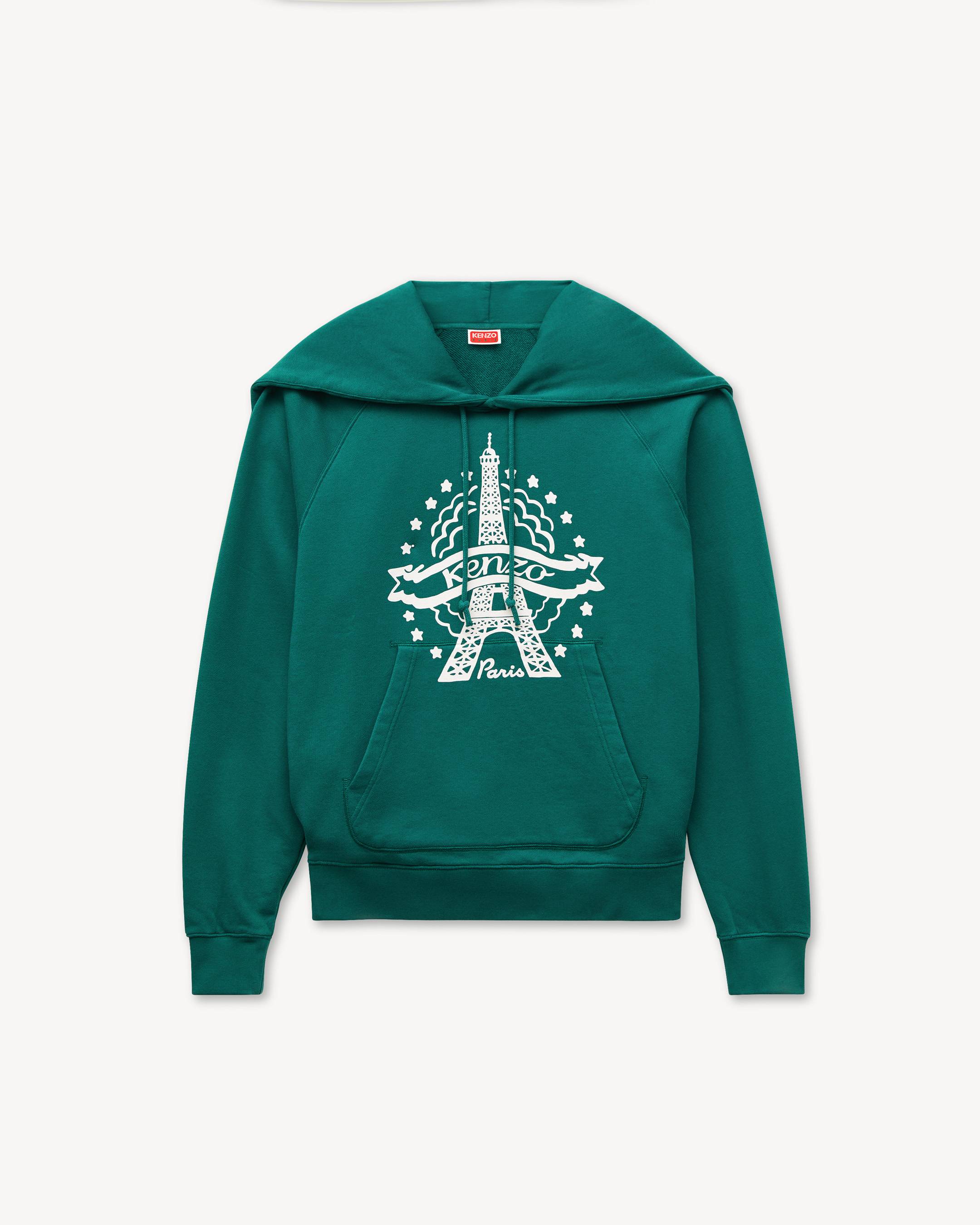 'KENZO Eiffel Tower Design' フーディー イン コットン