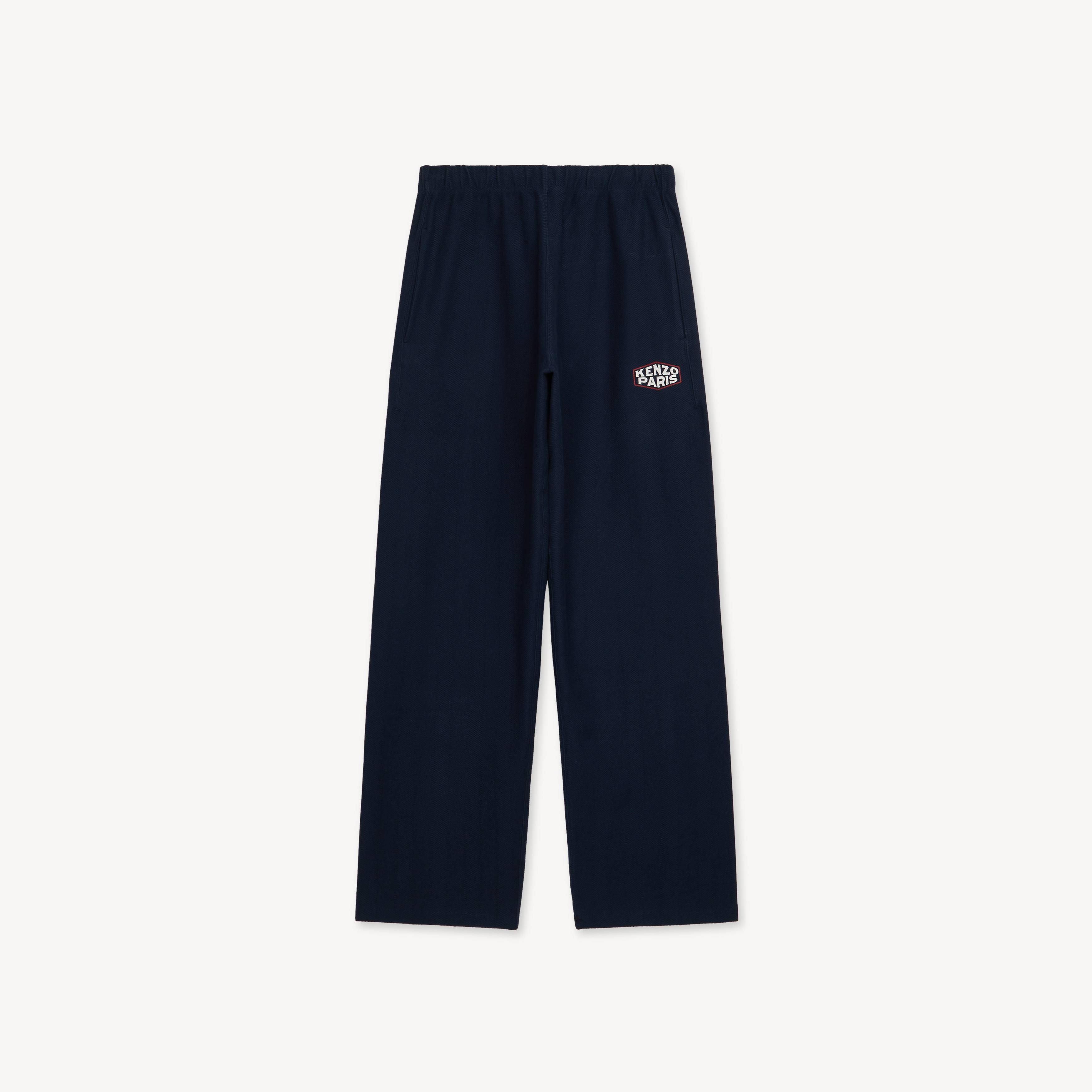 'KENZO Paris Frame' jogpants in herringbone cotton