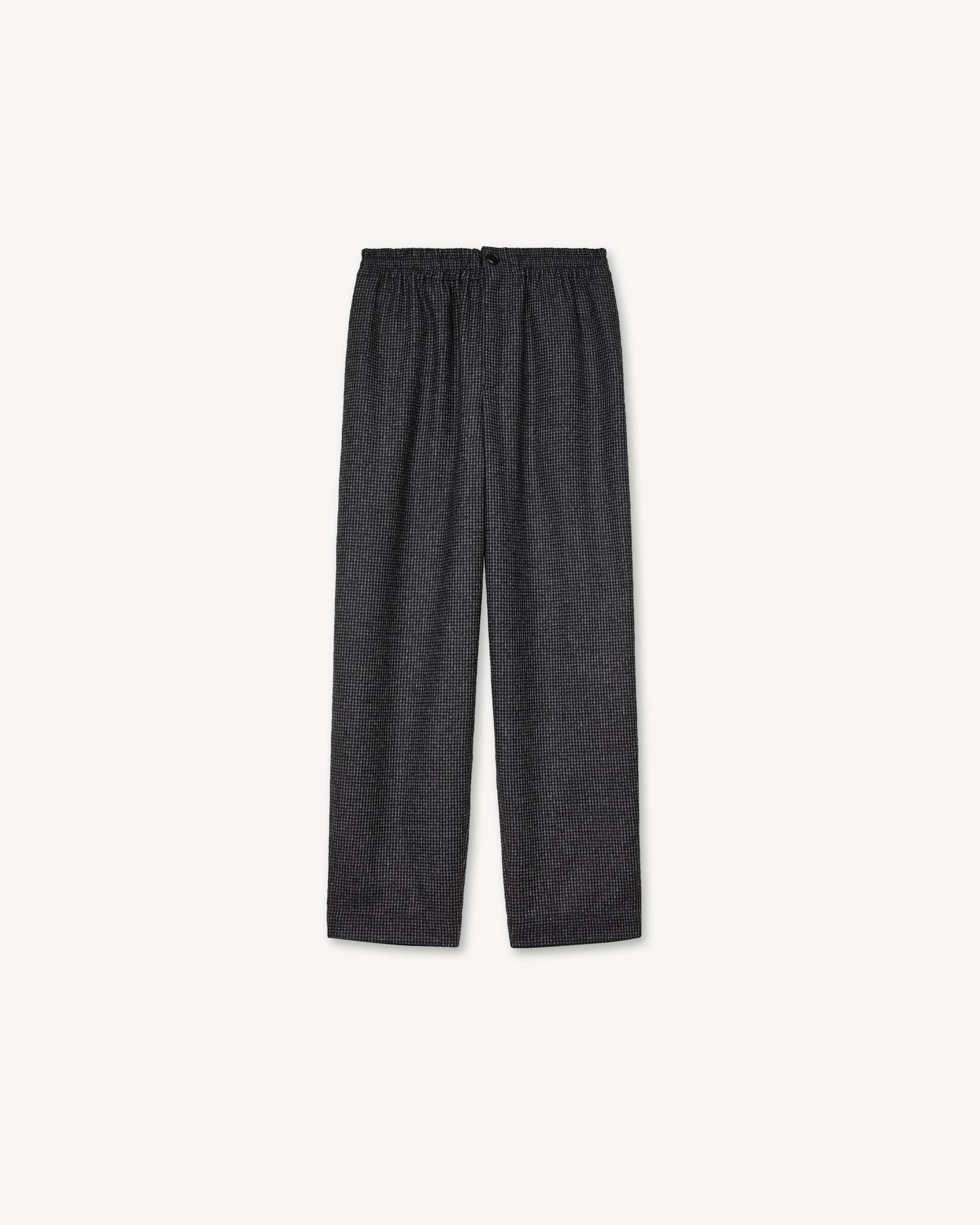 Jogpants in cotton jacquard