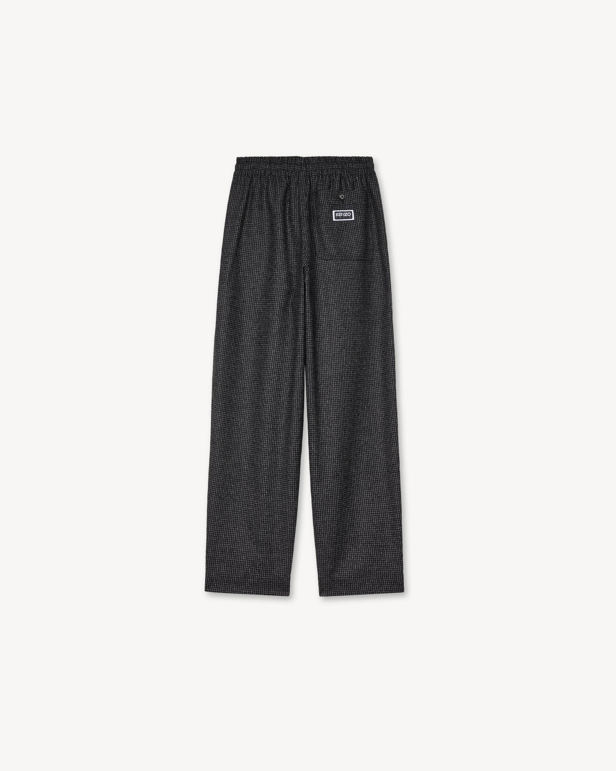 Jogpants in cotton jacquard