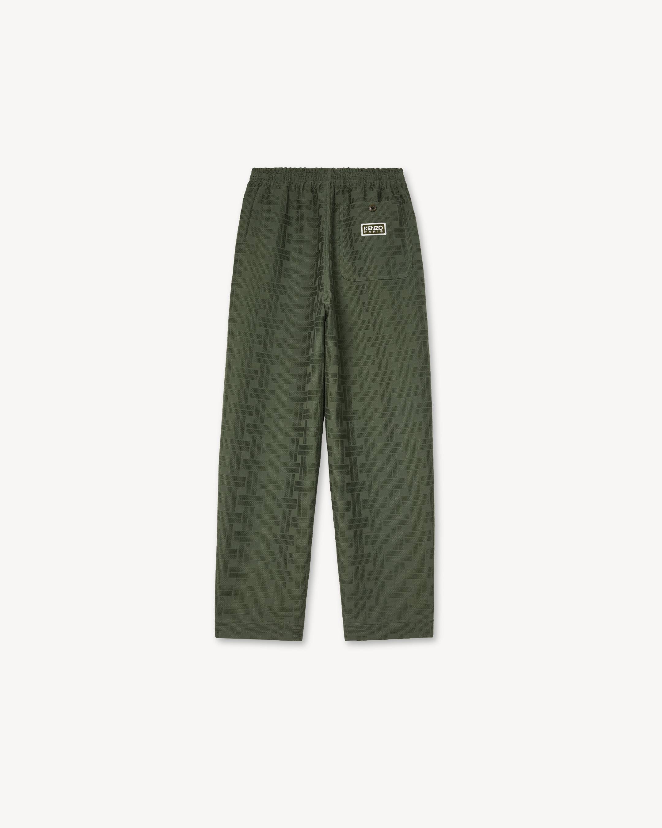 'KENZO Weave' jogpants in cotton jacquard