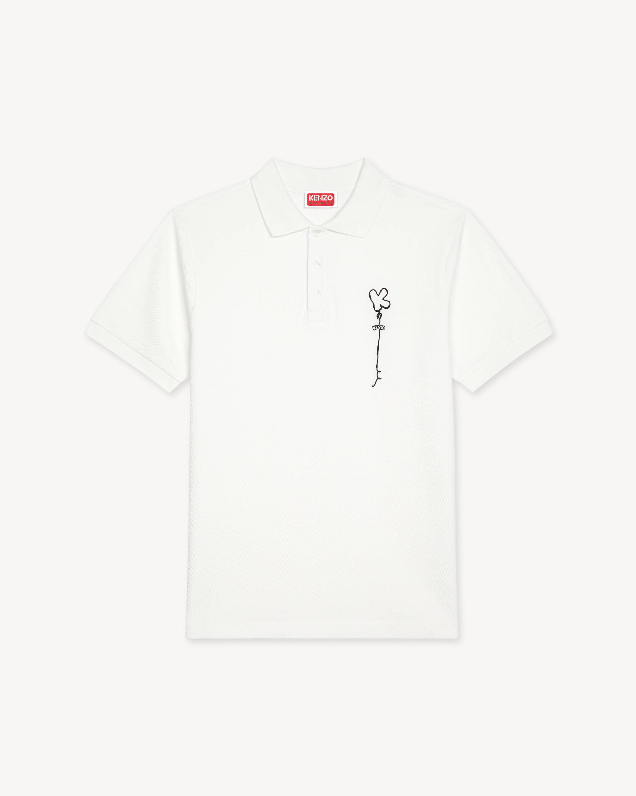 Polo ajust&eacute; 'KENZO Balloons' en coton