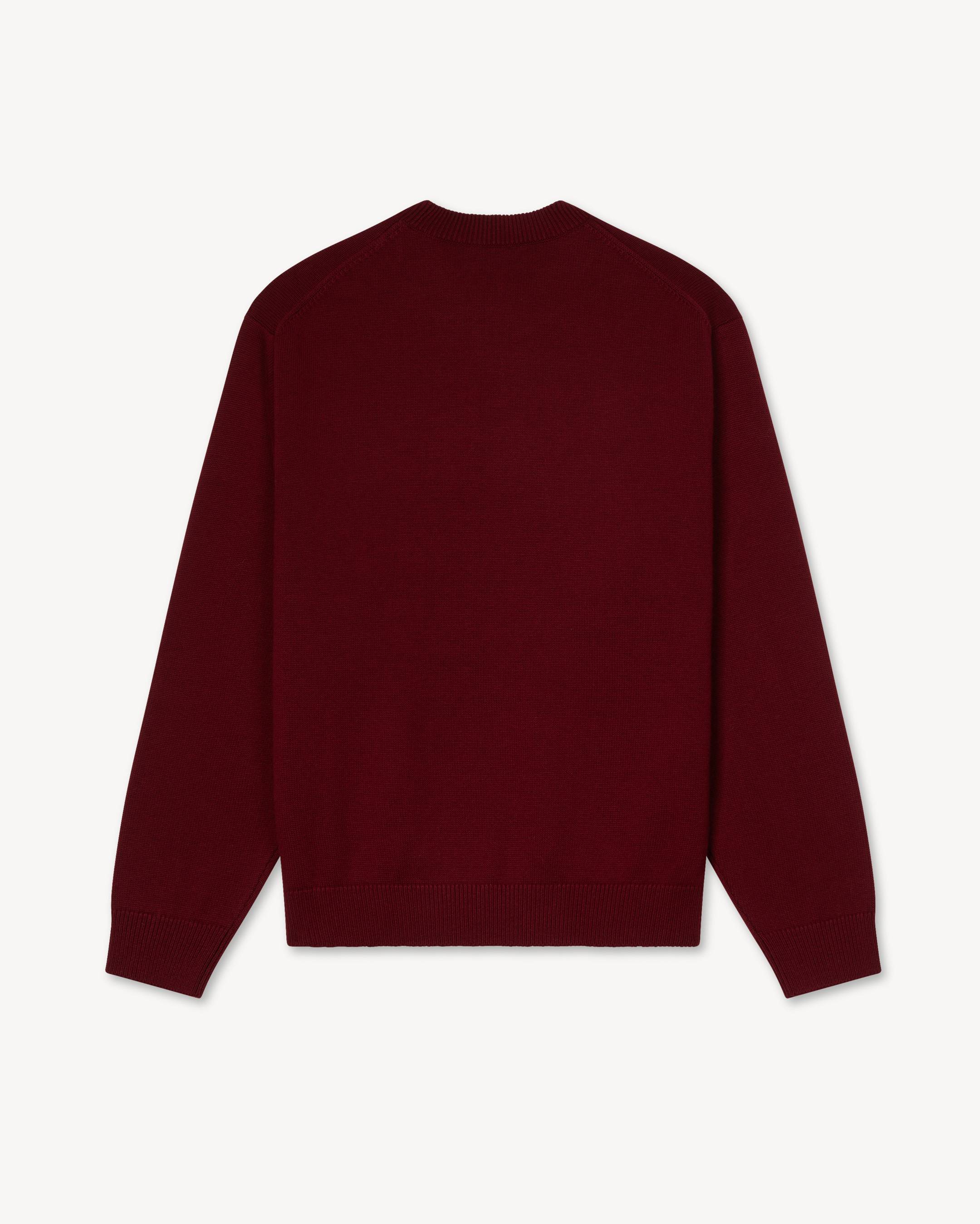 Pullover mit &bdquo;KENZO Paris Frame&ldquo;-Stickerei aus Wolle und Baumwolle