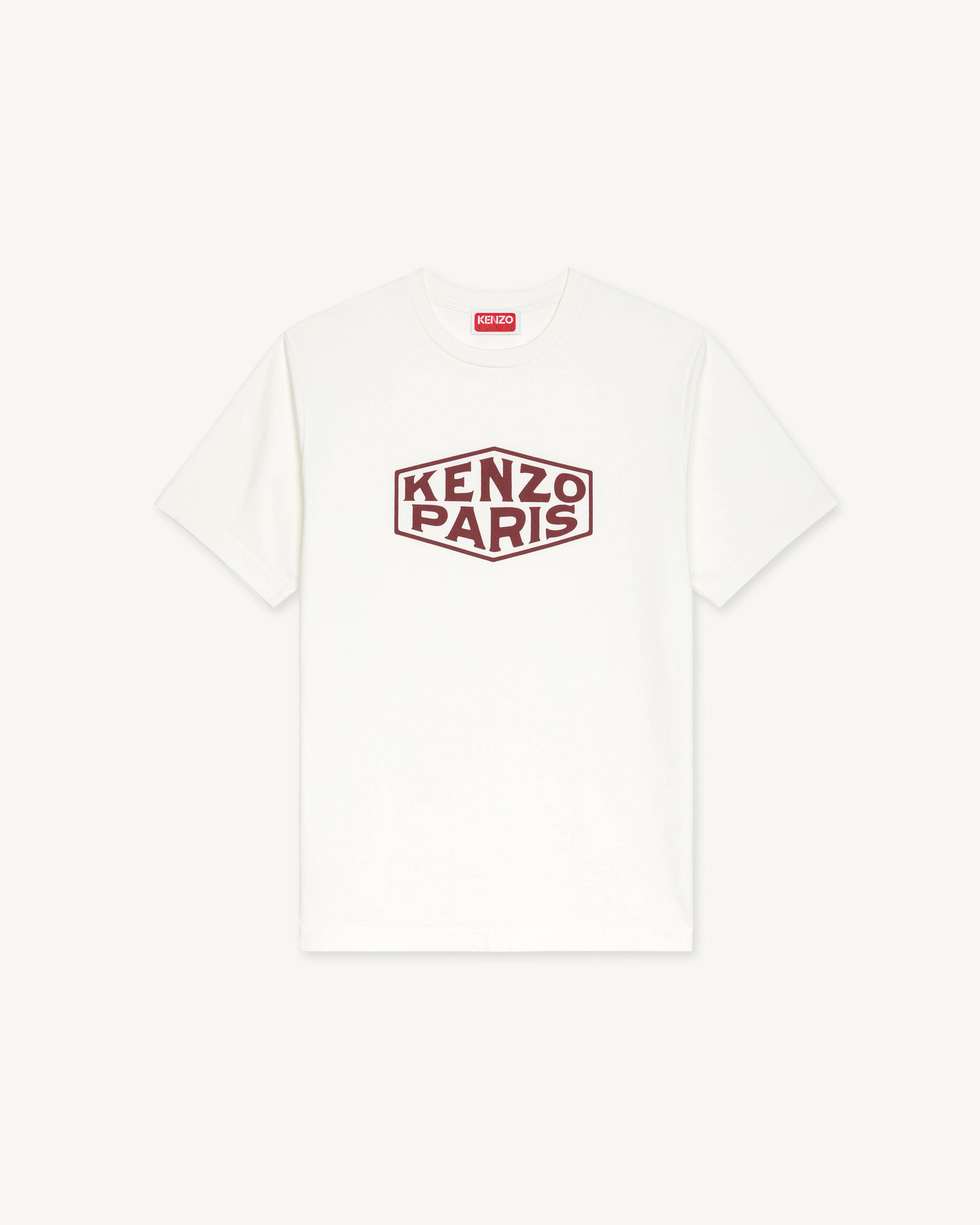 T-shirt brod&eacute; 'KENZO Paris Frame' en coton