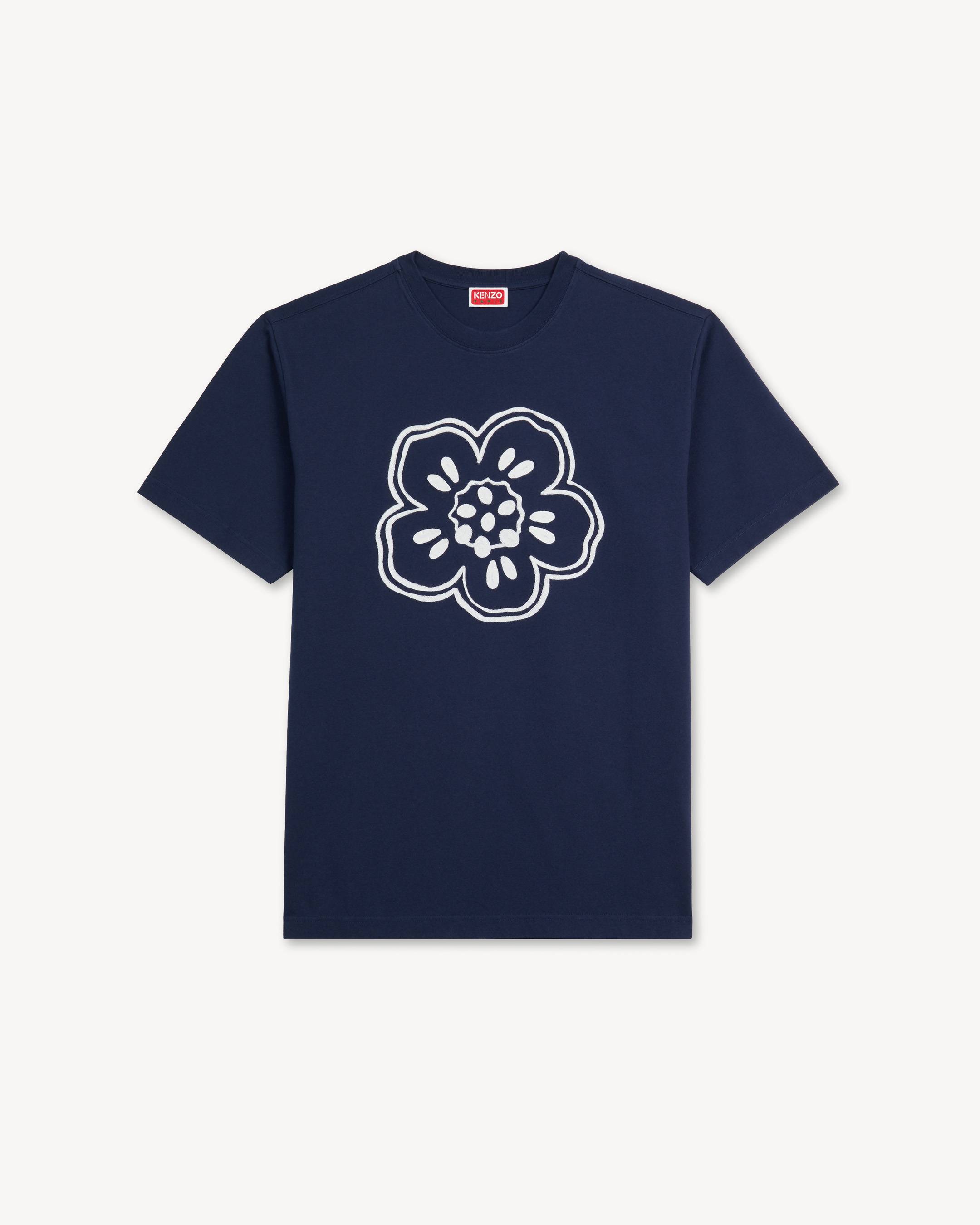 'Boke Flower' outlined T-shirt in cotton