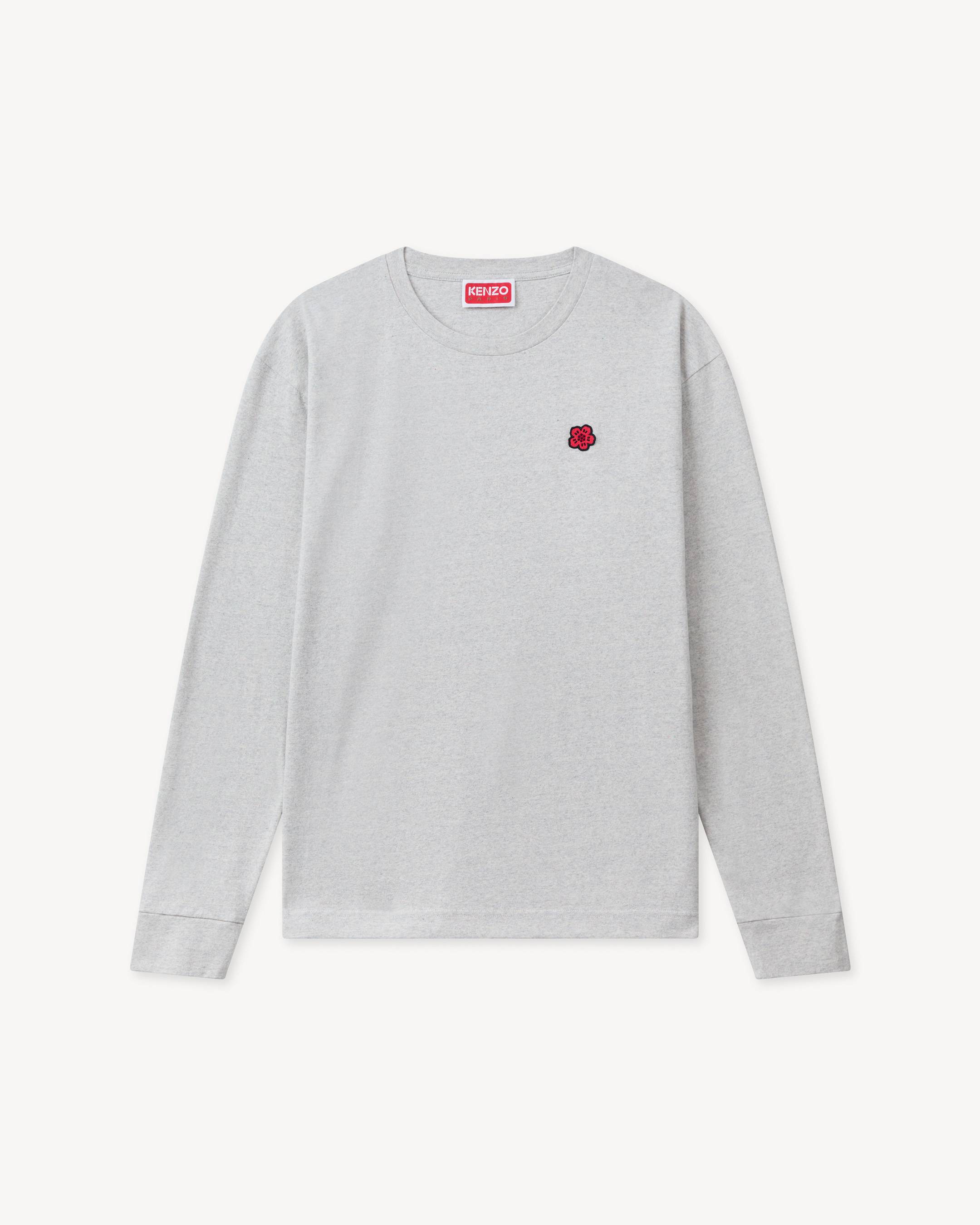 'Boke Flower' embroidered long sleeve T-shirt in cotton