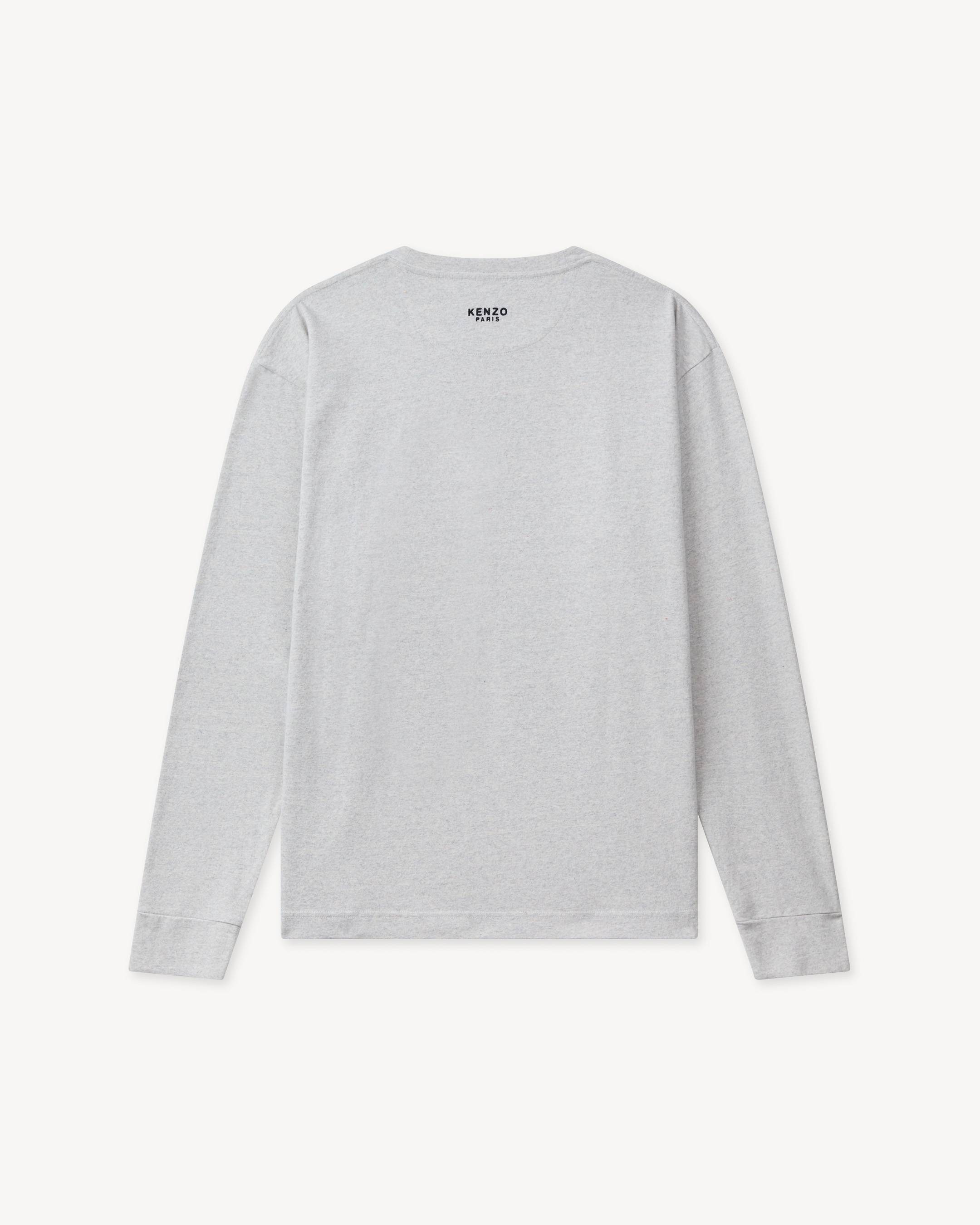 'Boke Flower' embroidered long sleeve T-shirt in cotton