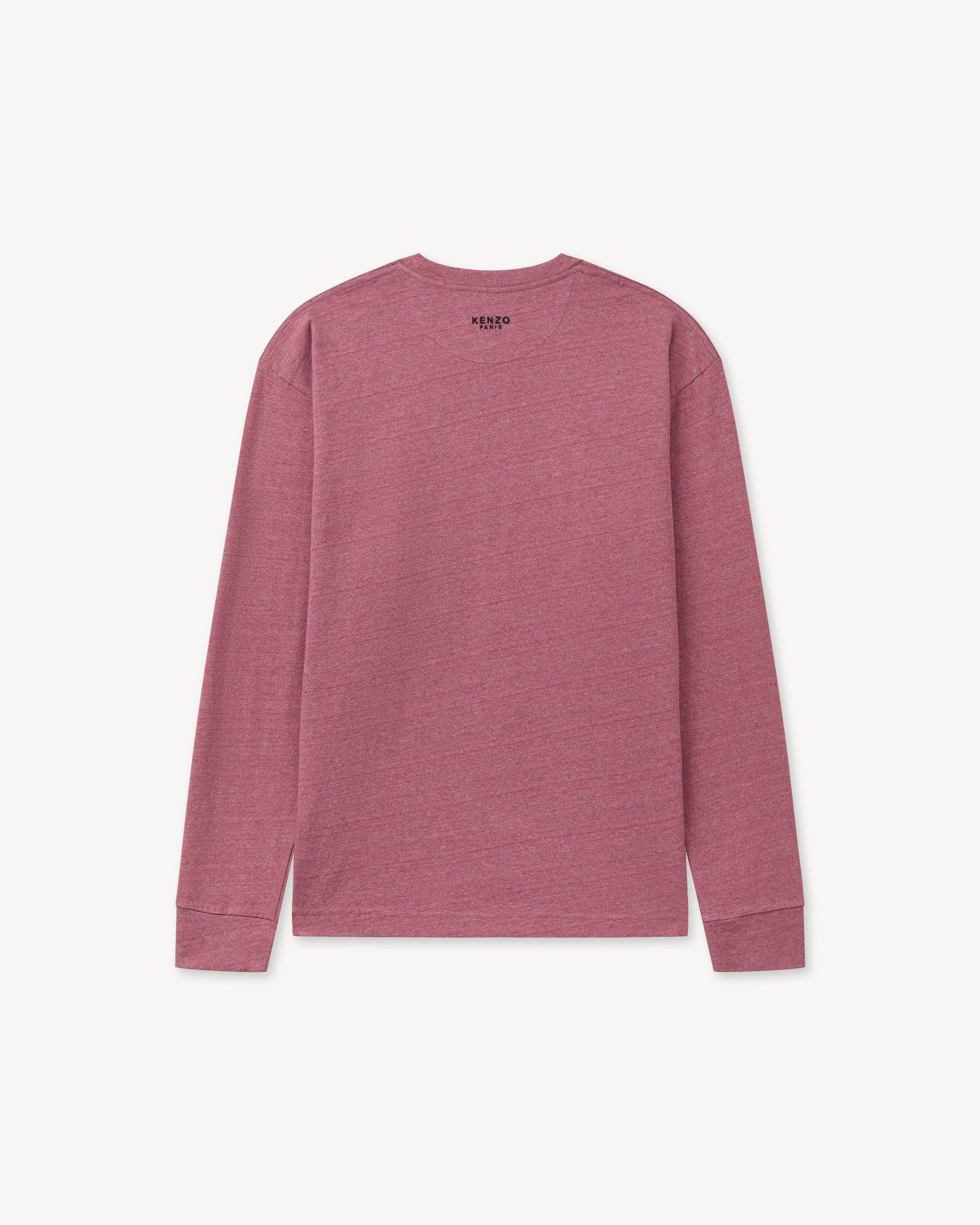 'Lucky Tiger' embroidered long sleeve T-shirt
