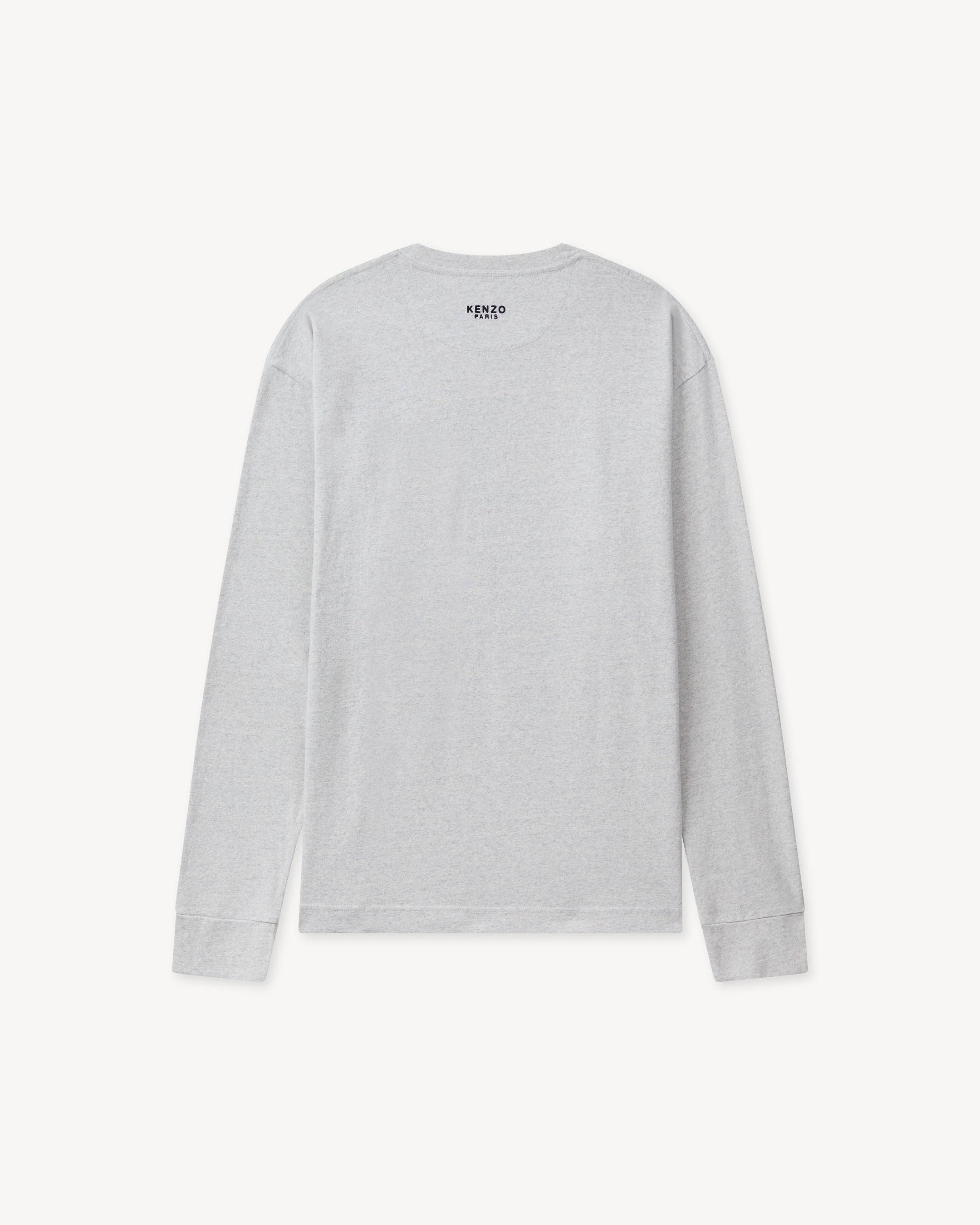 'Lucky Tiger' embroidered long sleeve T-shirt
