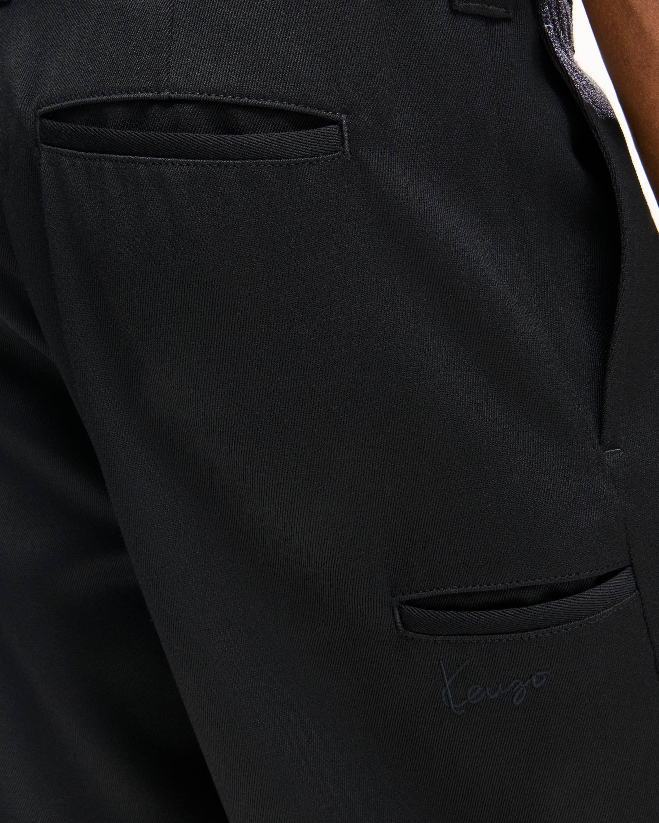 Double knee chino in virgin wool