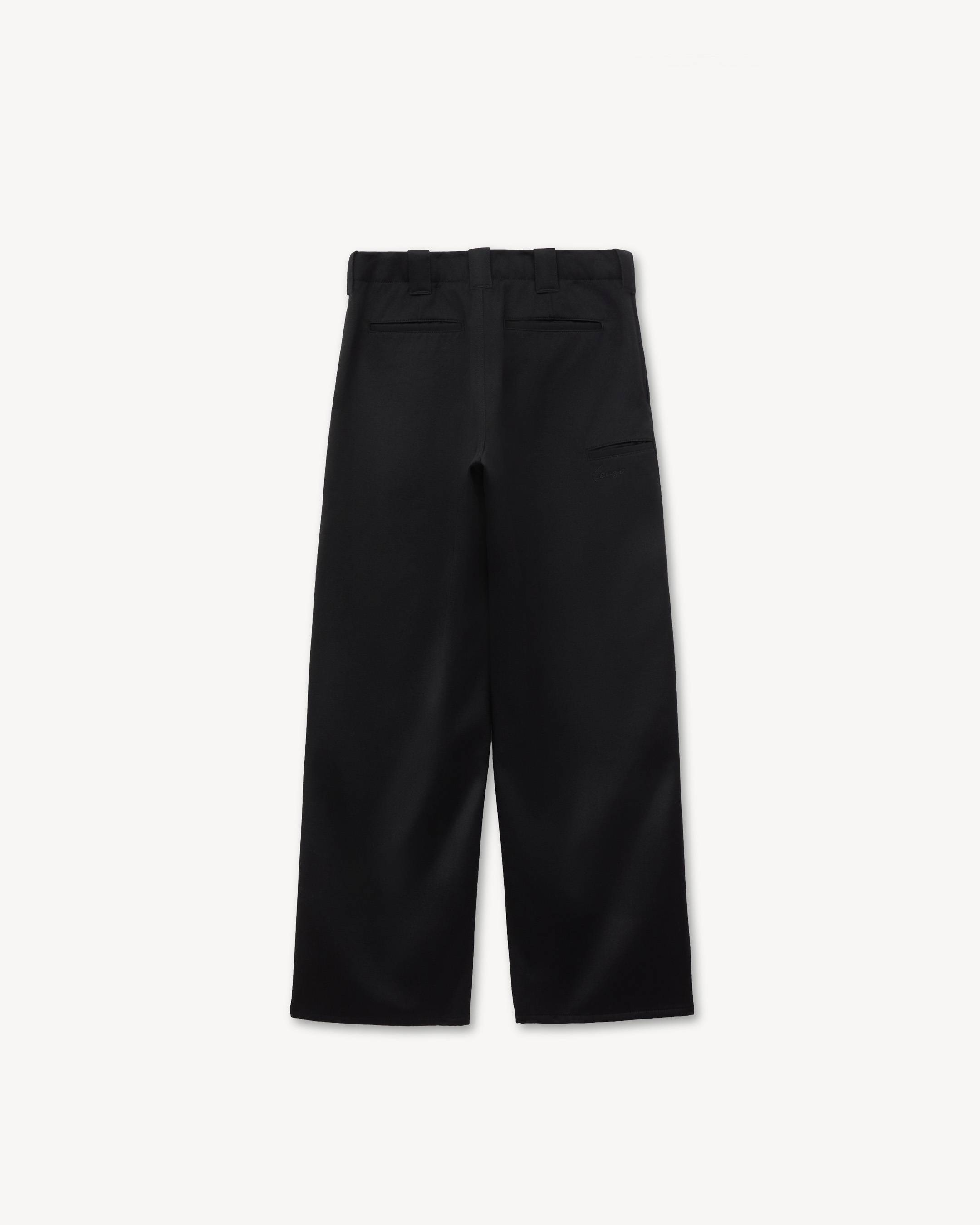 Double knee chino in virgin wool