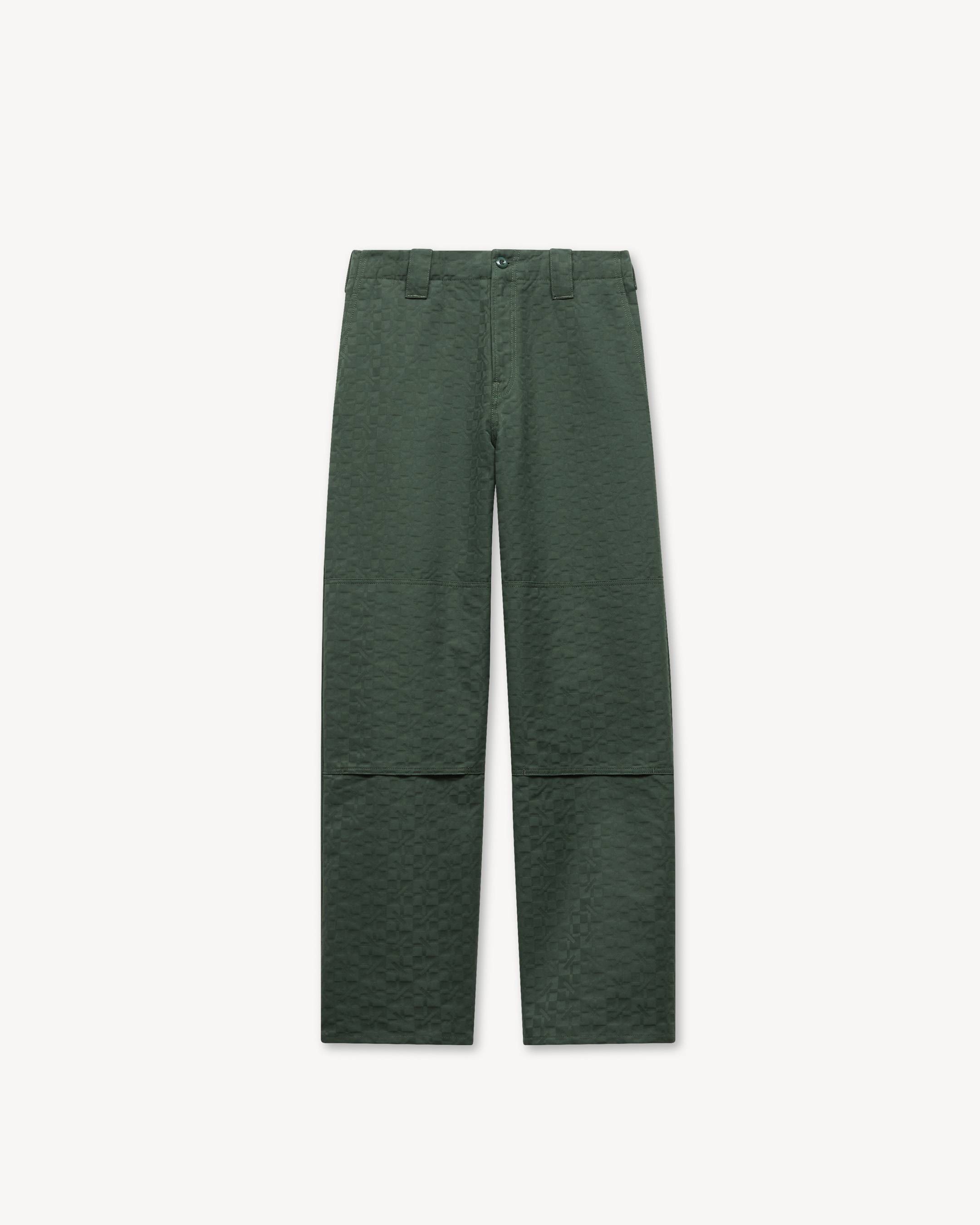 Pantal&oacute;n chino con rodillas reforzadas de algod&oacute;n 'Kenzogram'