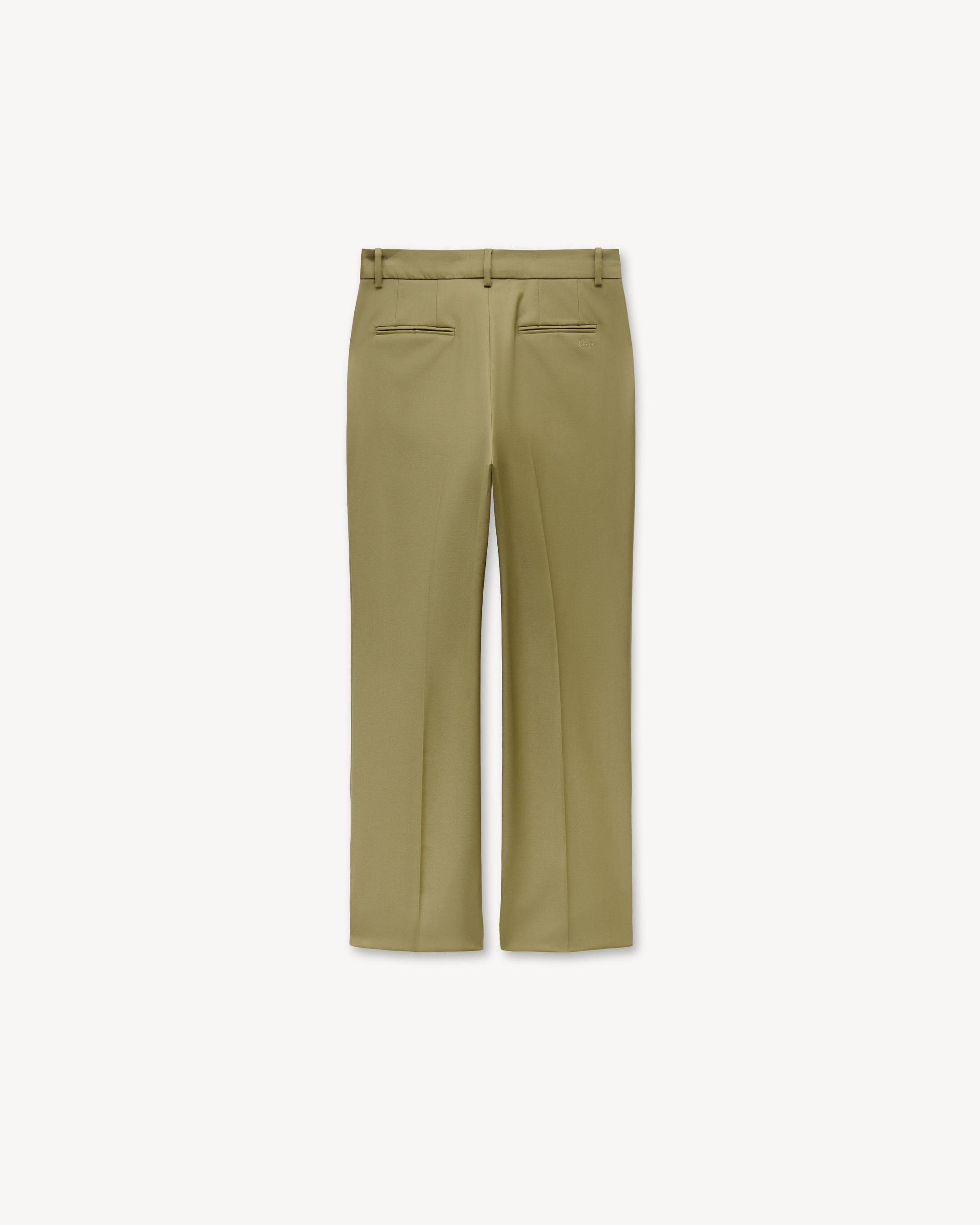 Pantalon de costume droit en laine vierge