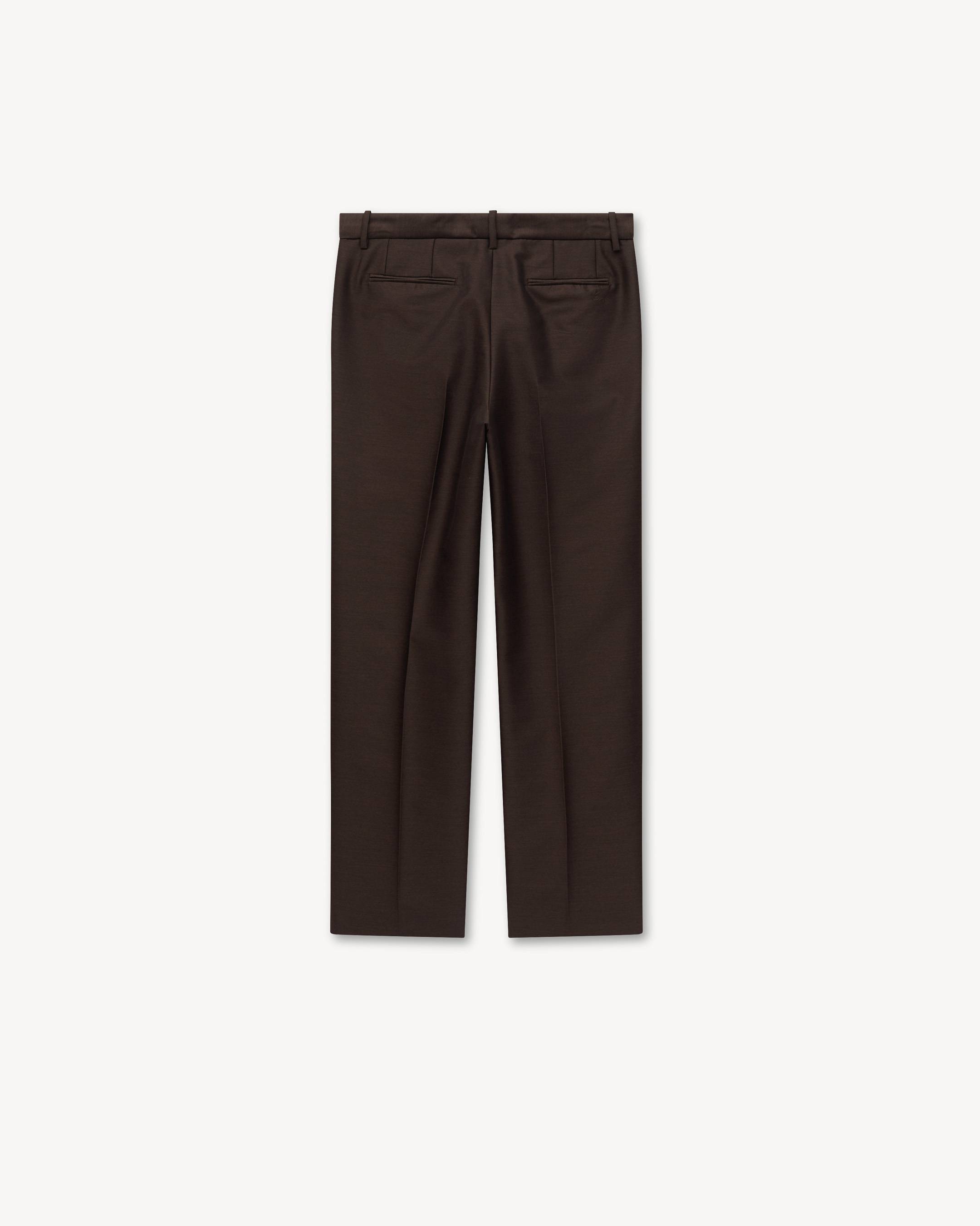 Pantal&oacute;n sastre de corte c&oacute;nico de lana virgen y seda