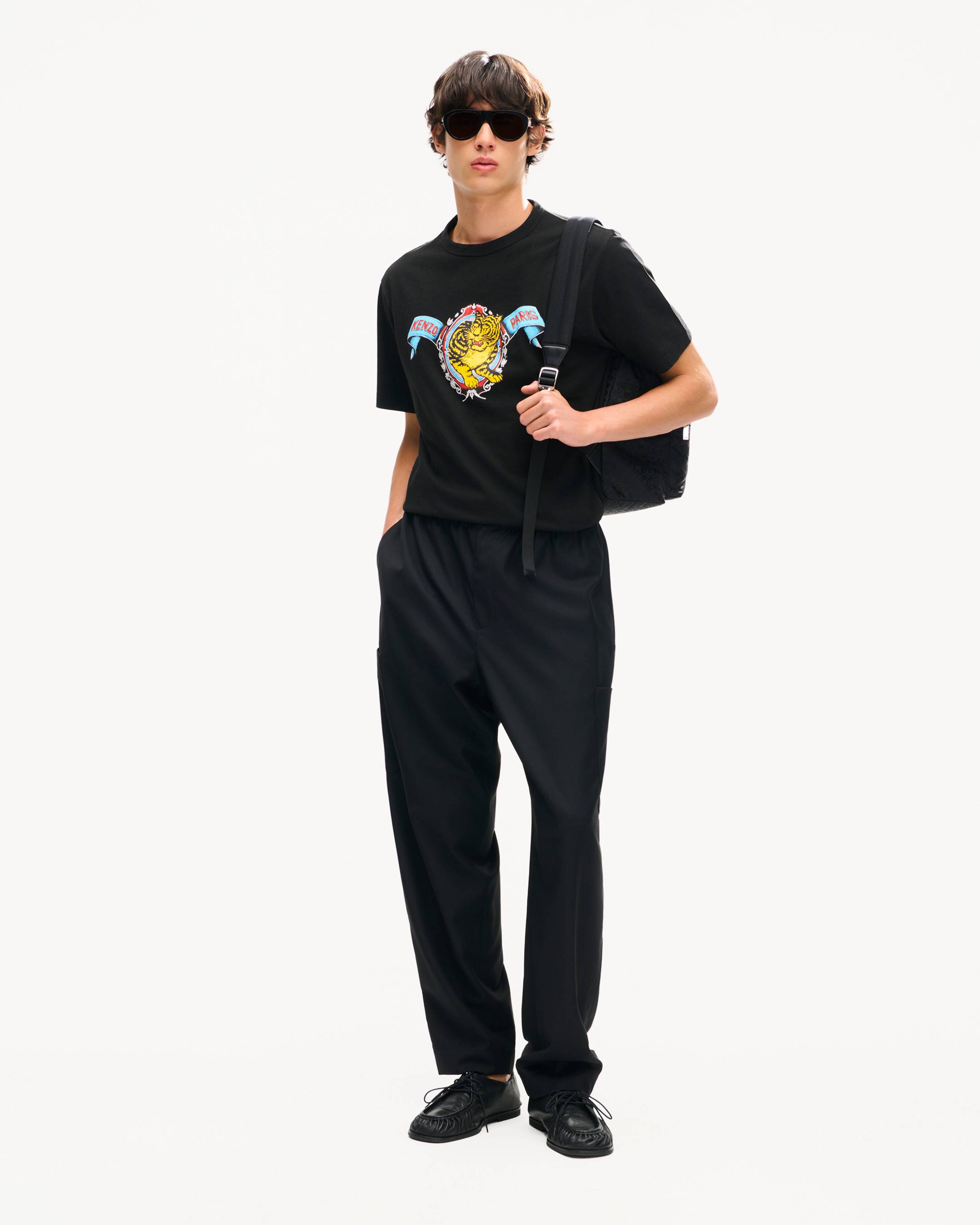 Cargo jogpants in virgin wool