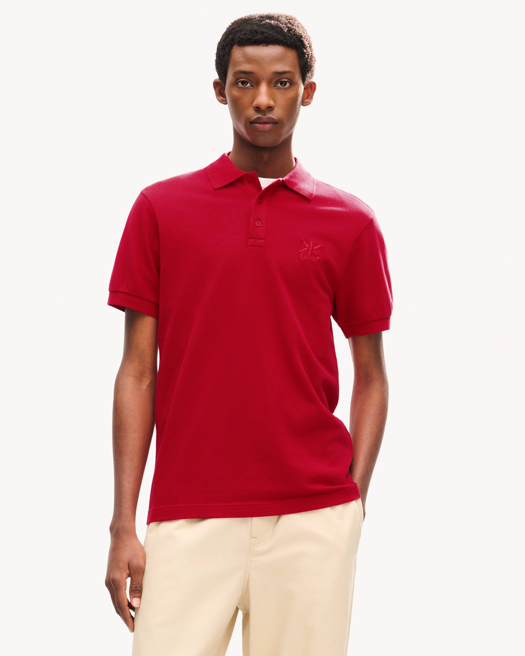 'KENZO Double K' slim polo in cotton