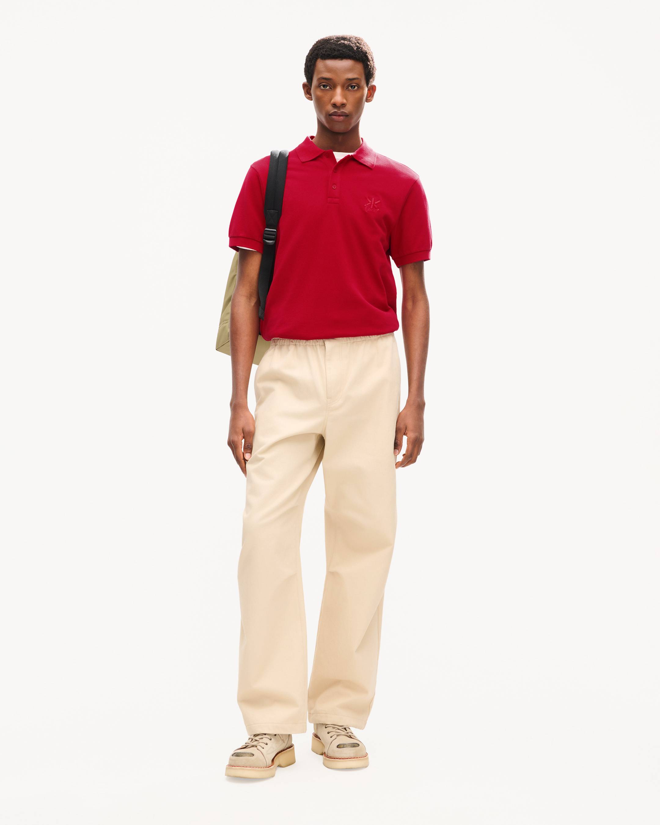 'KENZO Double K' slim polo in cotton