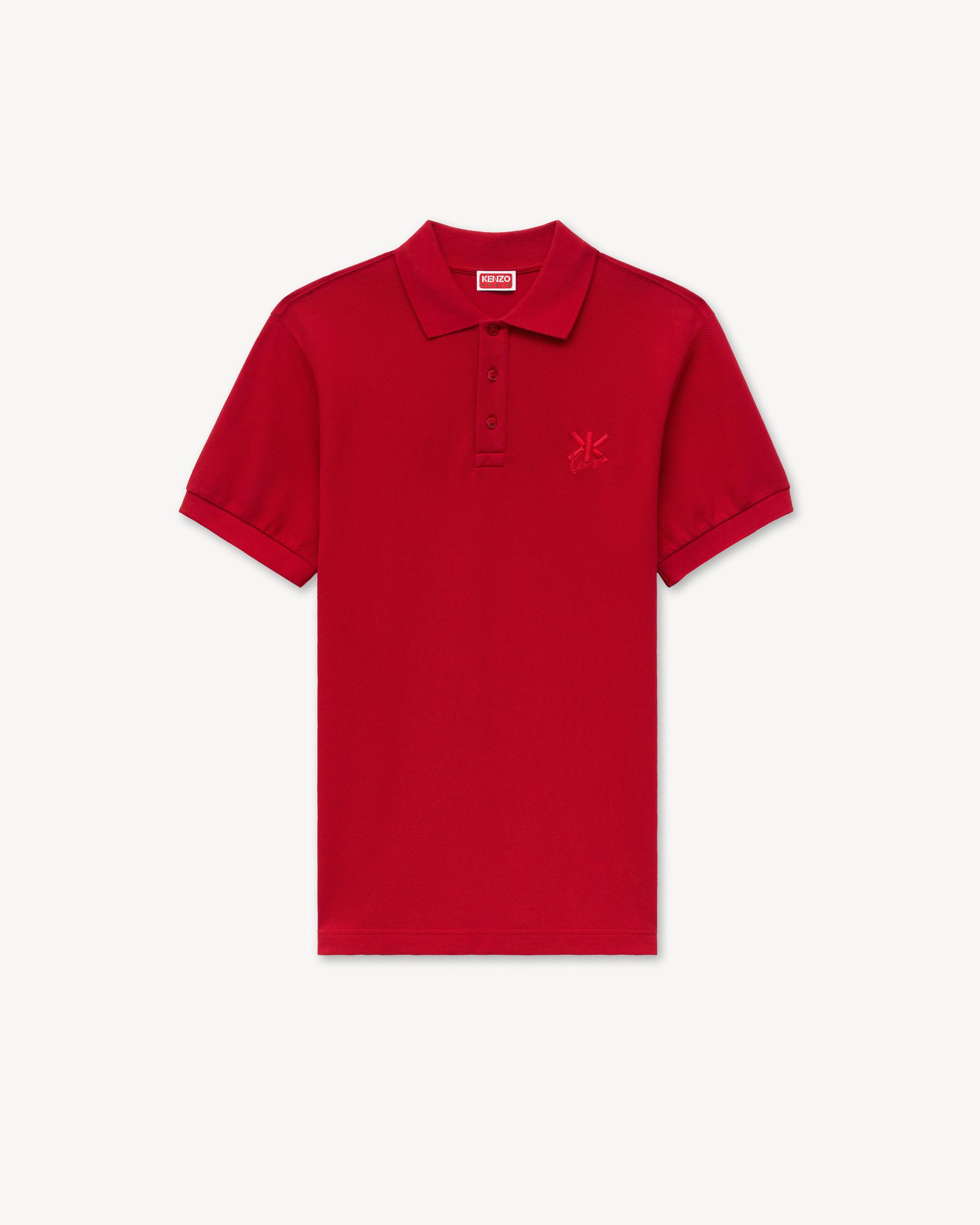 'KENZO Double K' slim polo in cotton