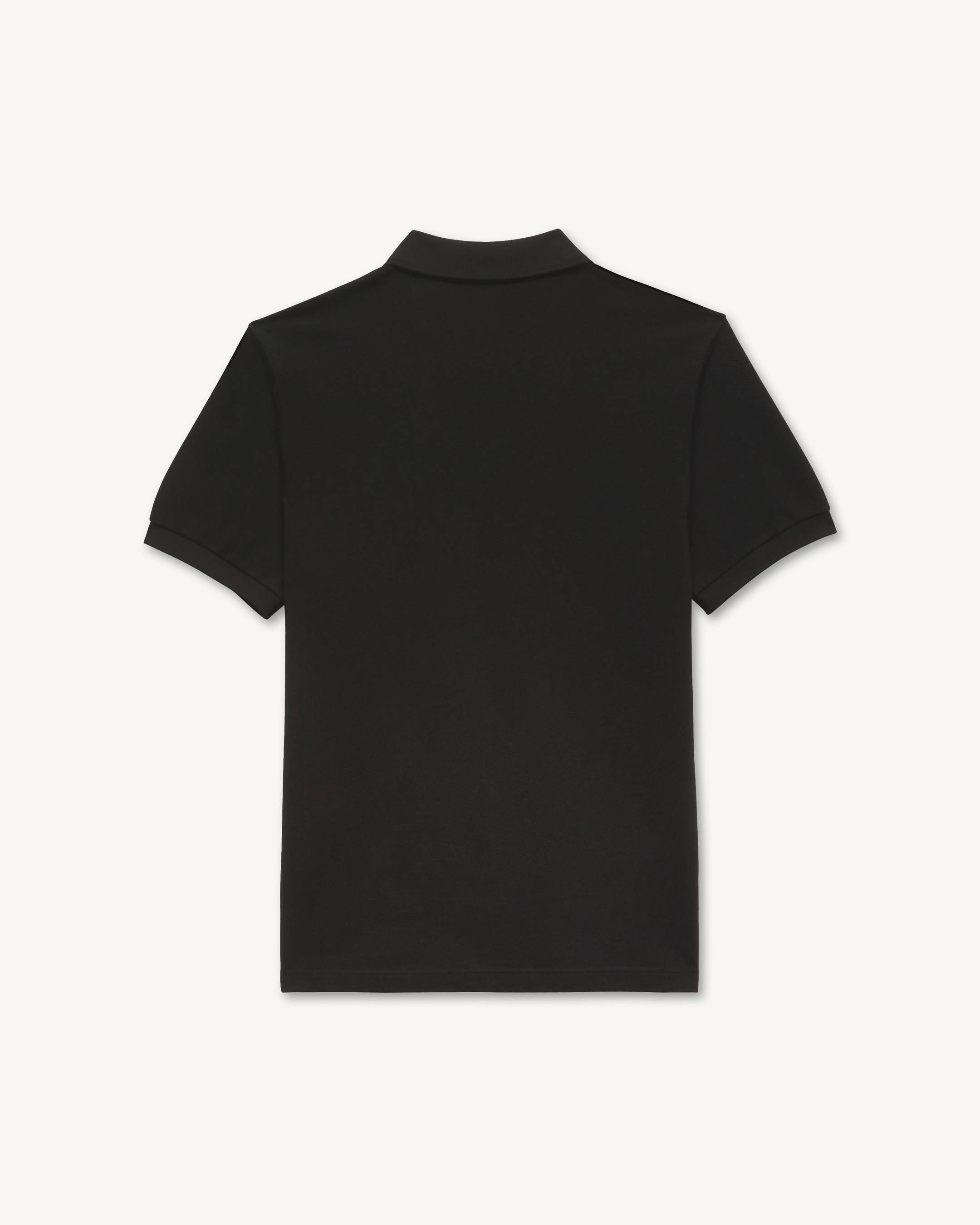 'KENZO Signature' エンブロイダリー スリム ポロ イン コットン