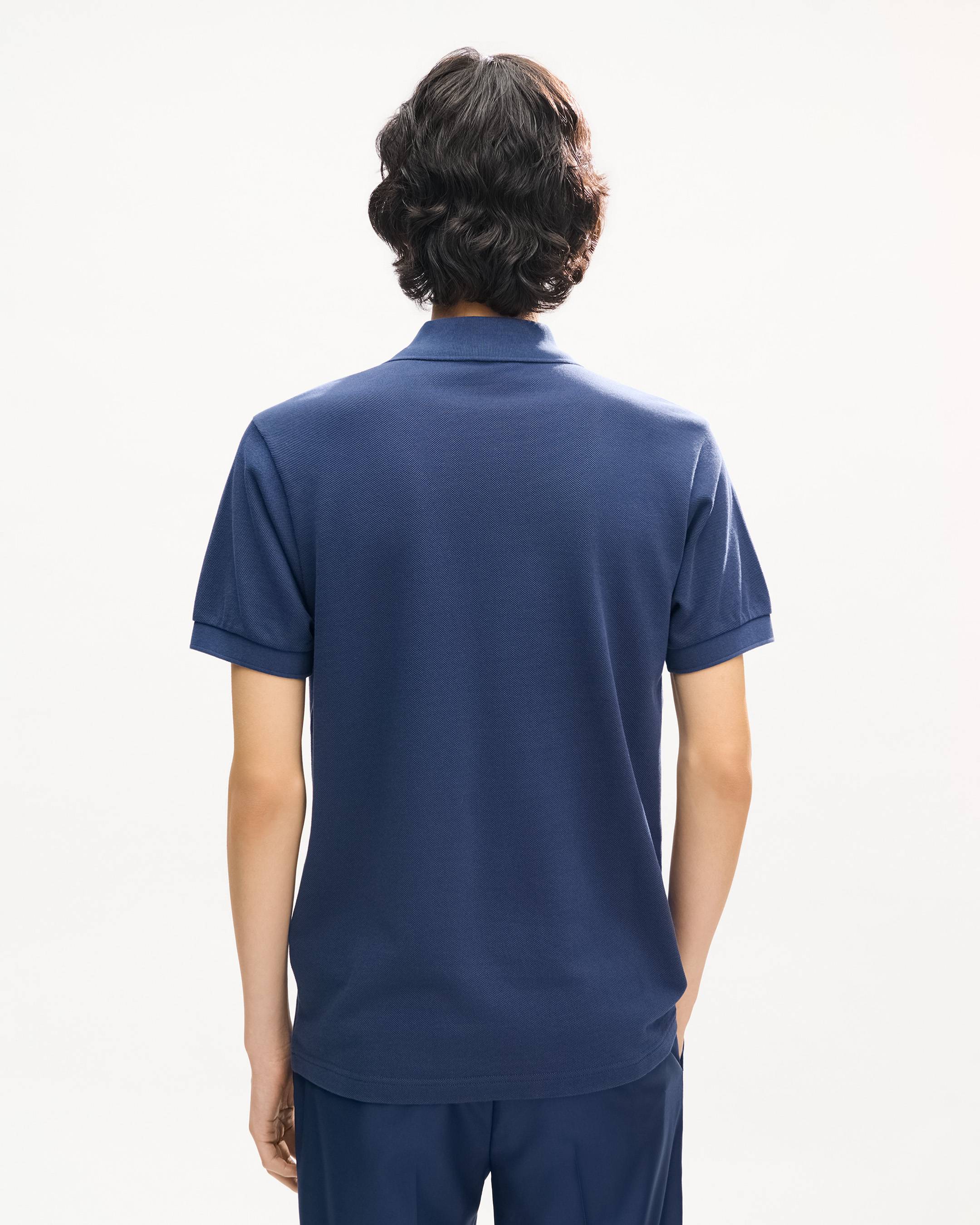 'KENZO Tulip' エンブロイダリー スリム ポロ イン コットン