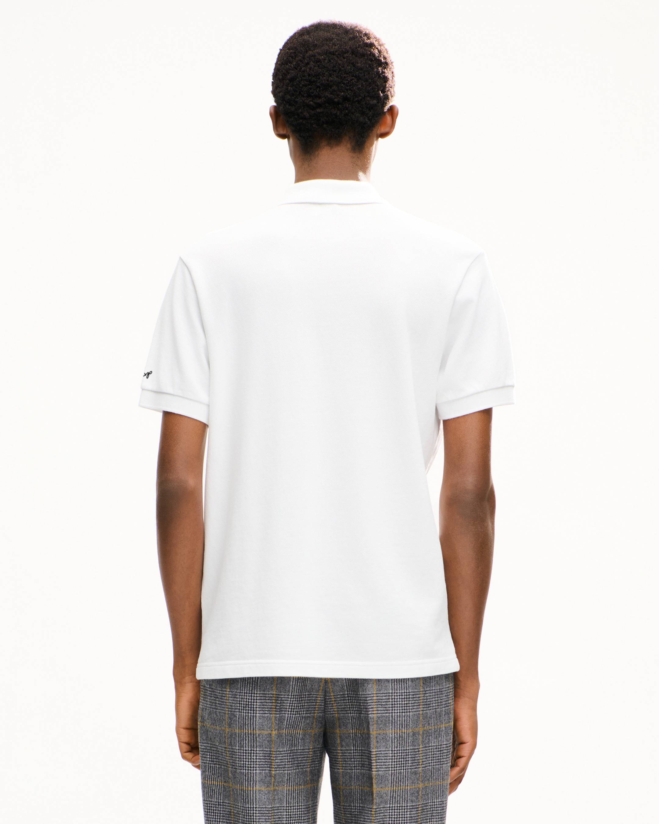 'KENZO Jumping Tiger' embroidered slim polo in cotton
