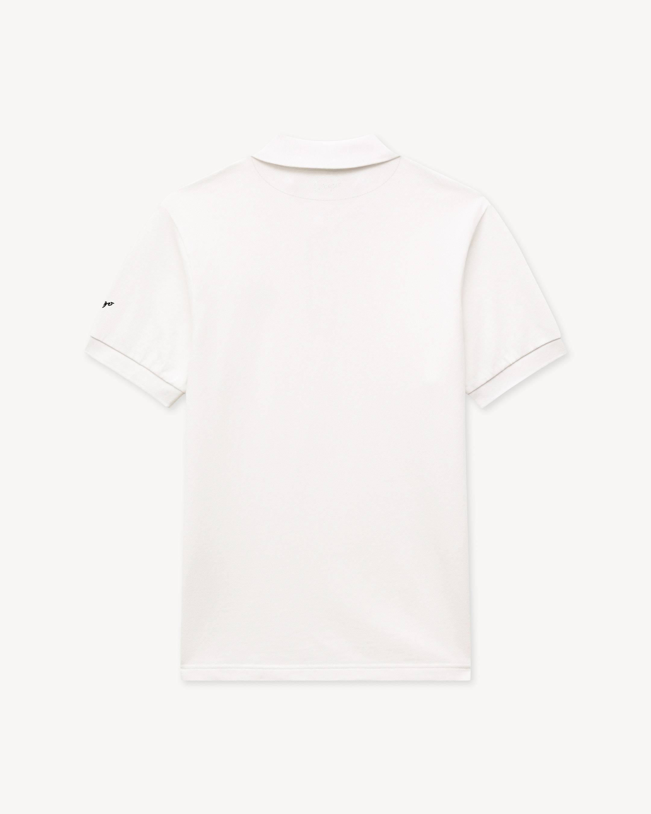 Polo slim brod&eacute; 'KENZO Jumping Tiger' en coton
