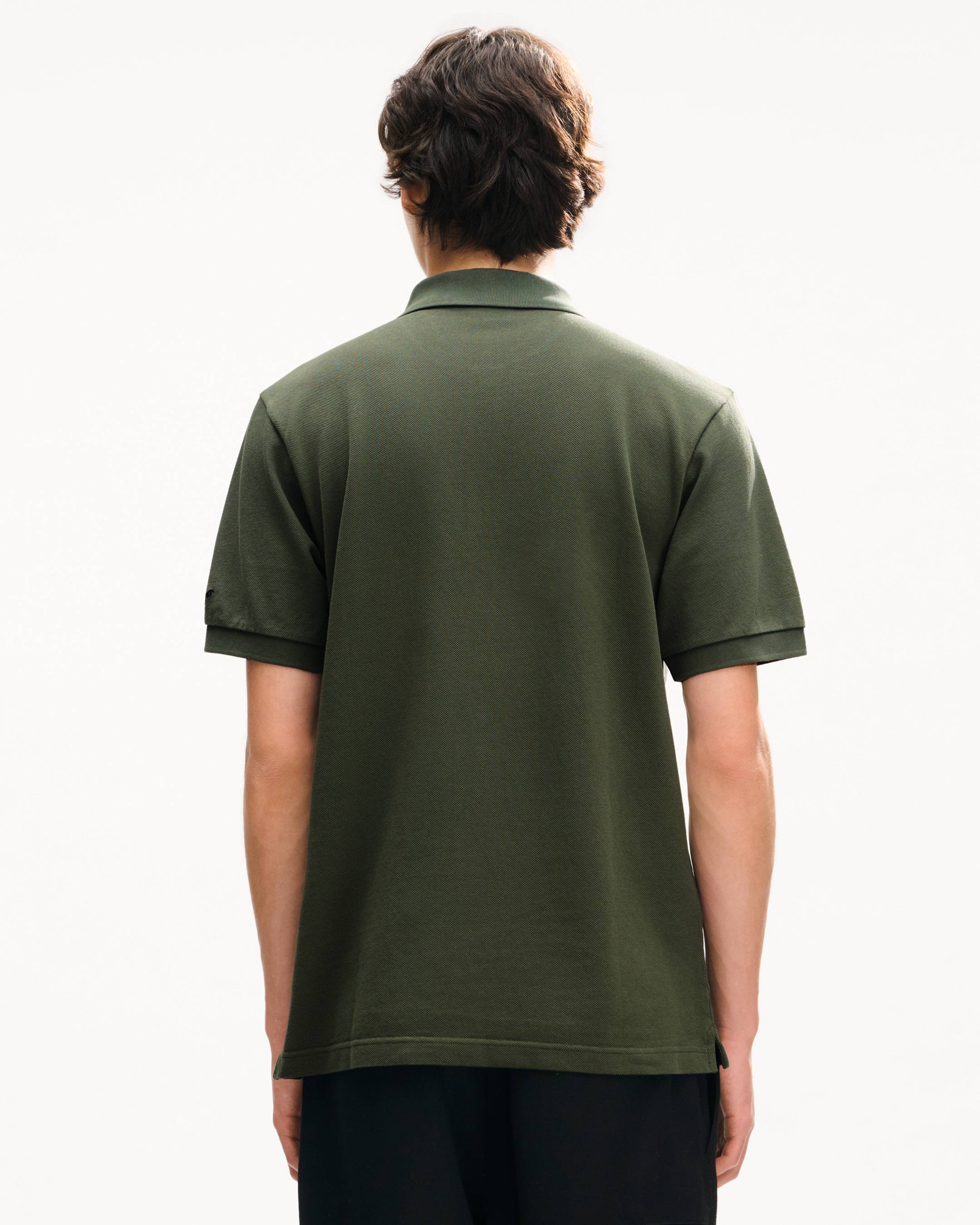 Polo slim brod&eacute; 'KENZO Jumping Tiger' en coton