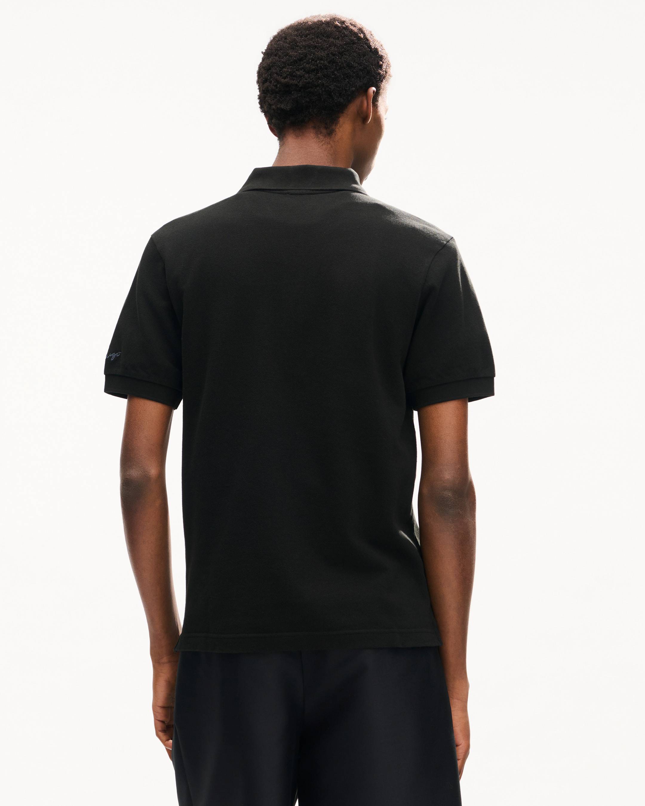 Polo slim brod&eacute; 'KENZO Jumping Tiger' en coton