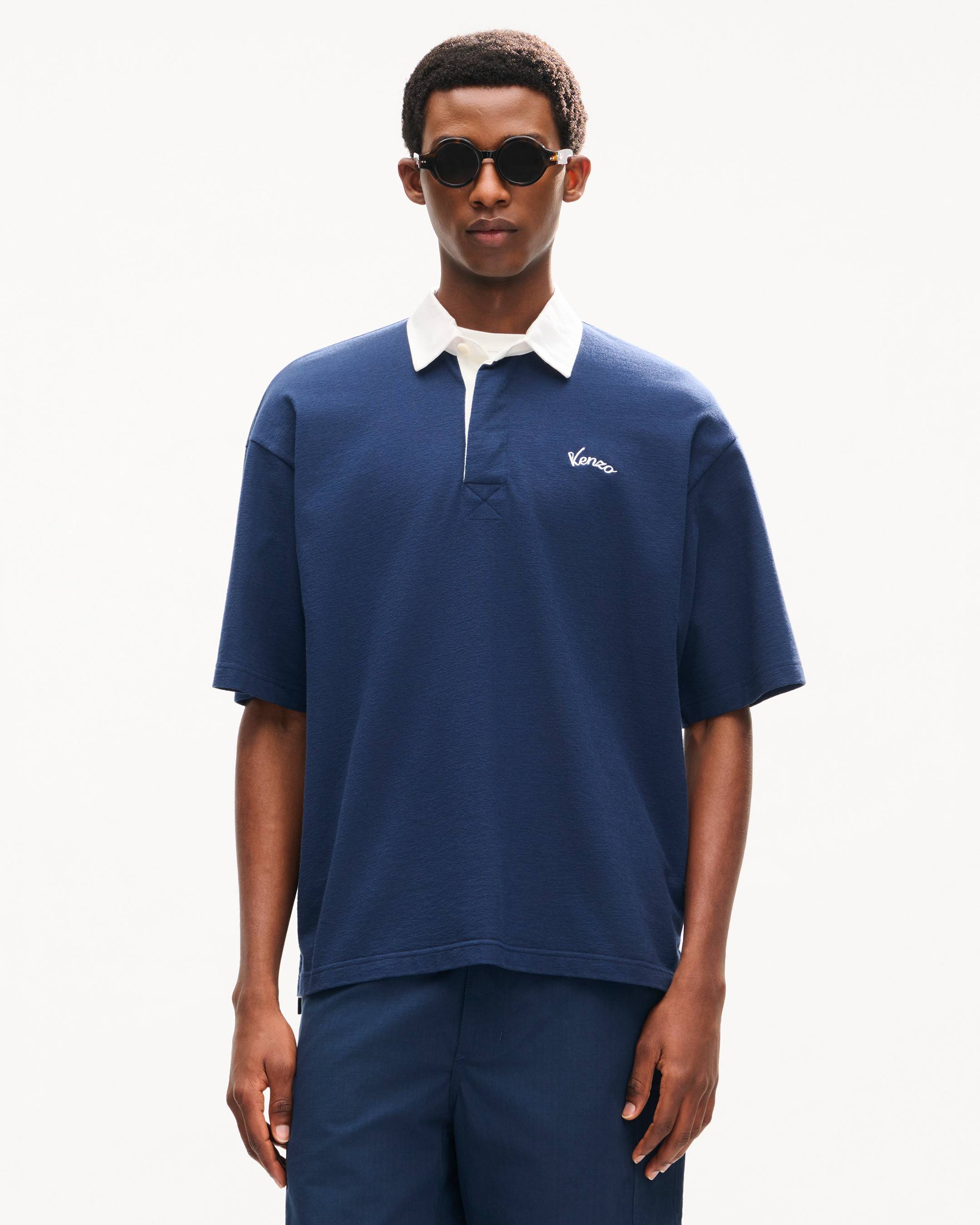 'KENZO Varsity' relax polo in heavy cotton