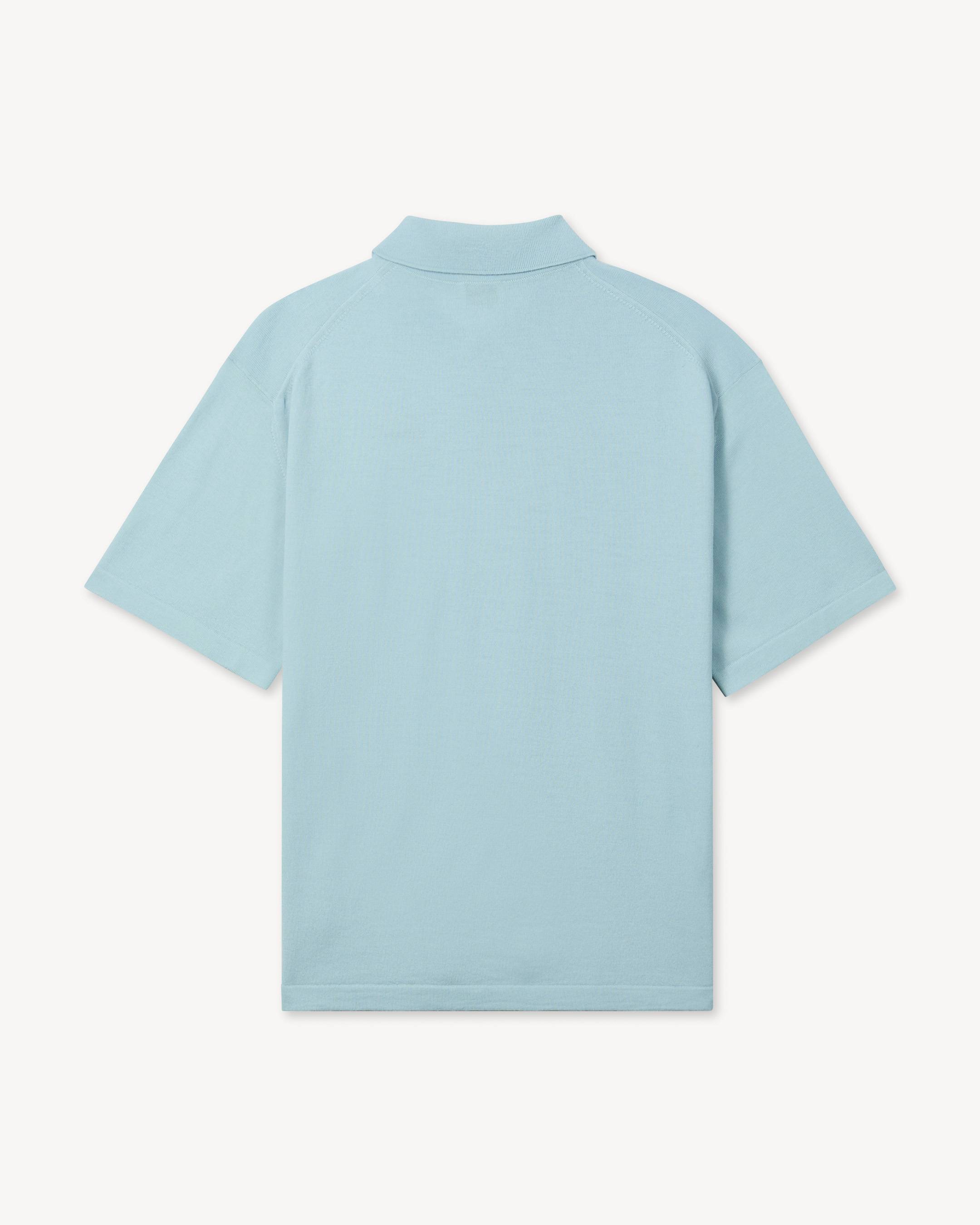 Polo brod&eacute; 'KENZO Signature' en laine m&eacute;rinos