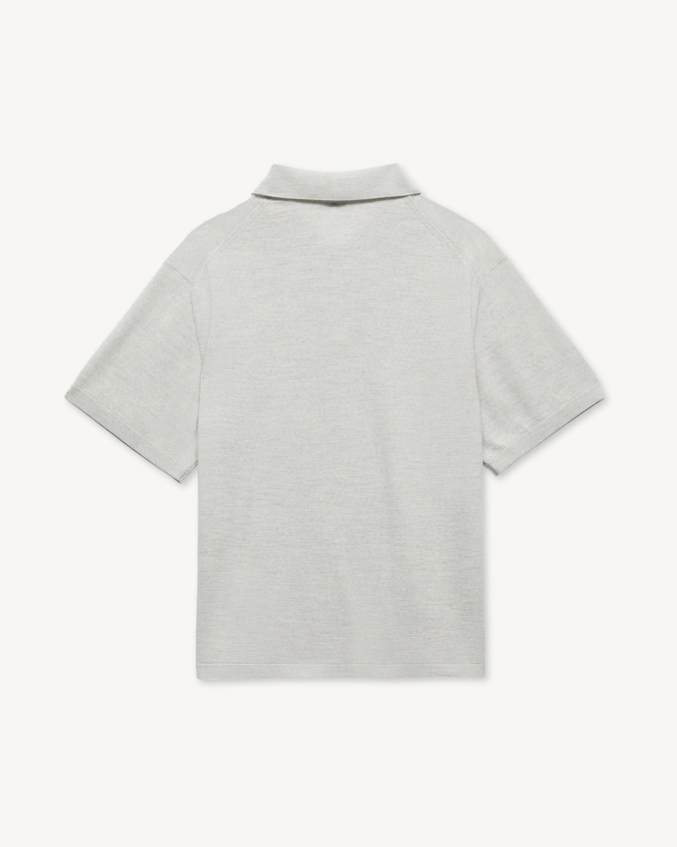 'KENZO Signature' embroidered polo in merino wool