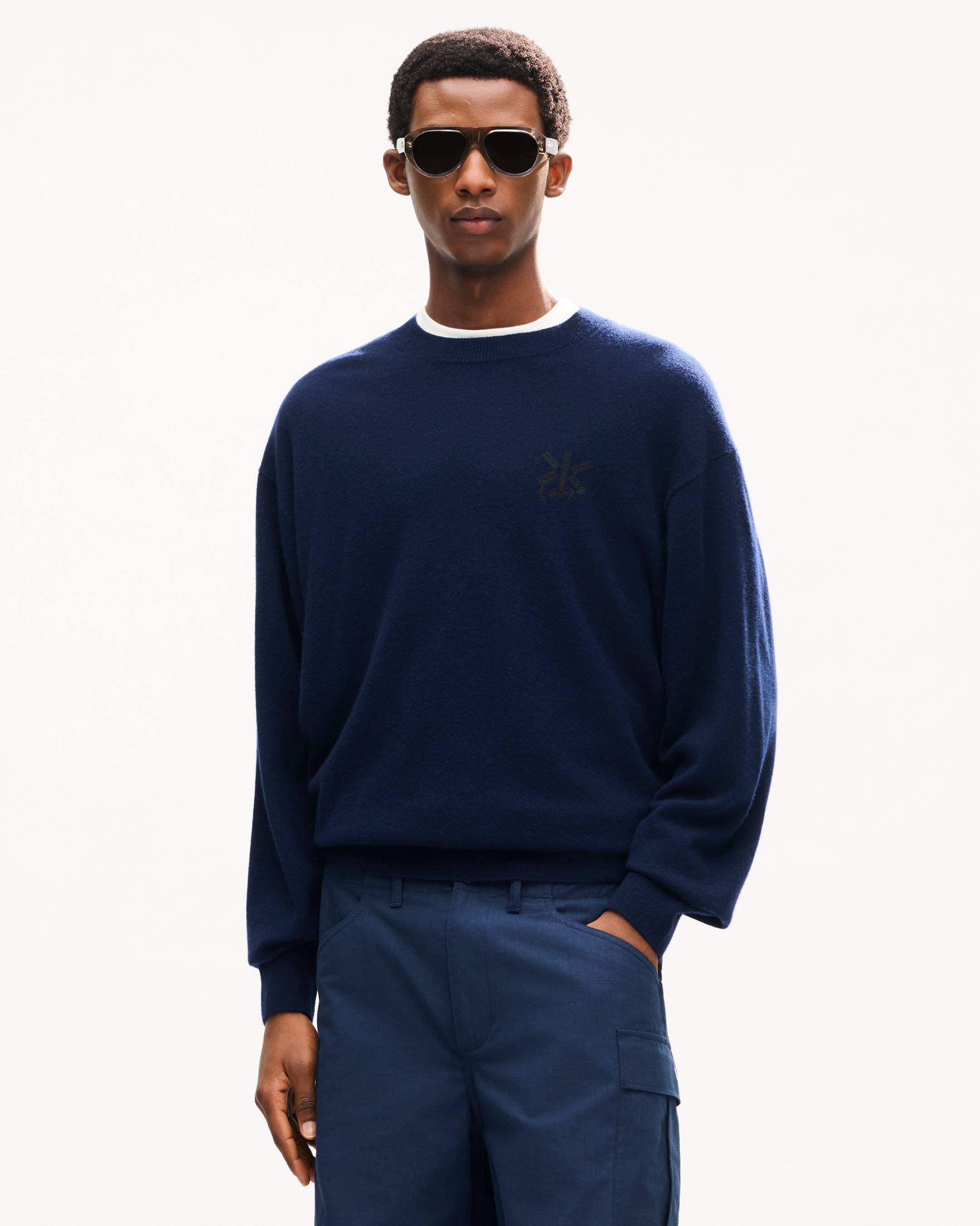 'KENZO Double K' jumper in wool chasmere