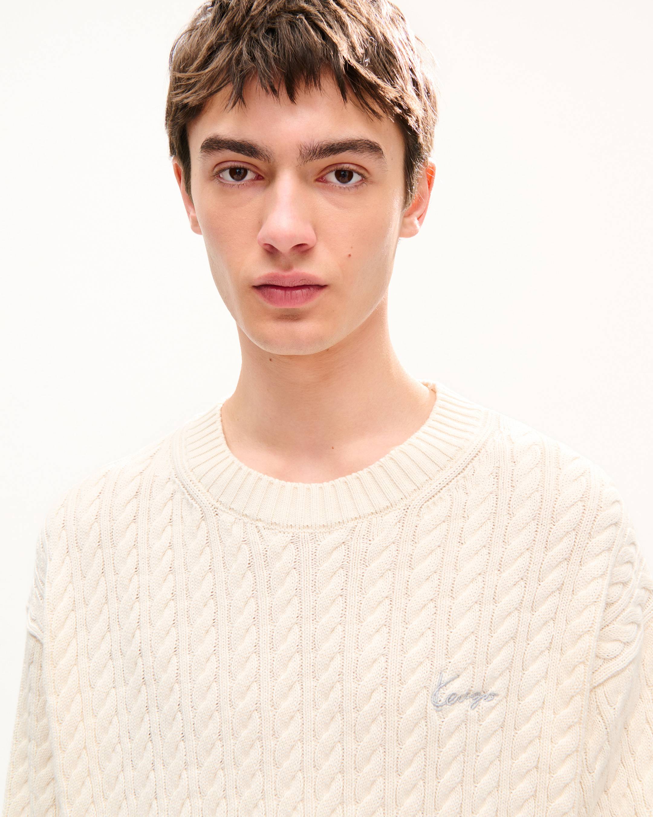 Strickpullover mit &bdquo;KENZO Signature&ldquo;-Stickerei