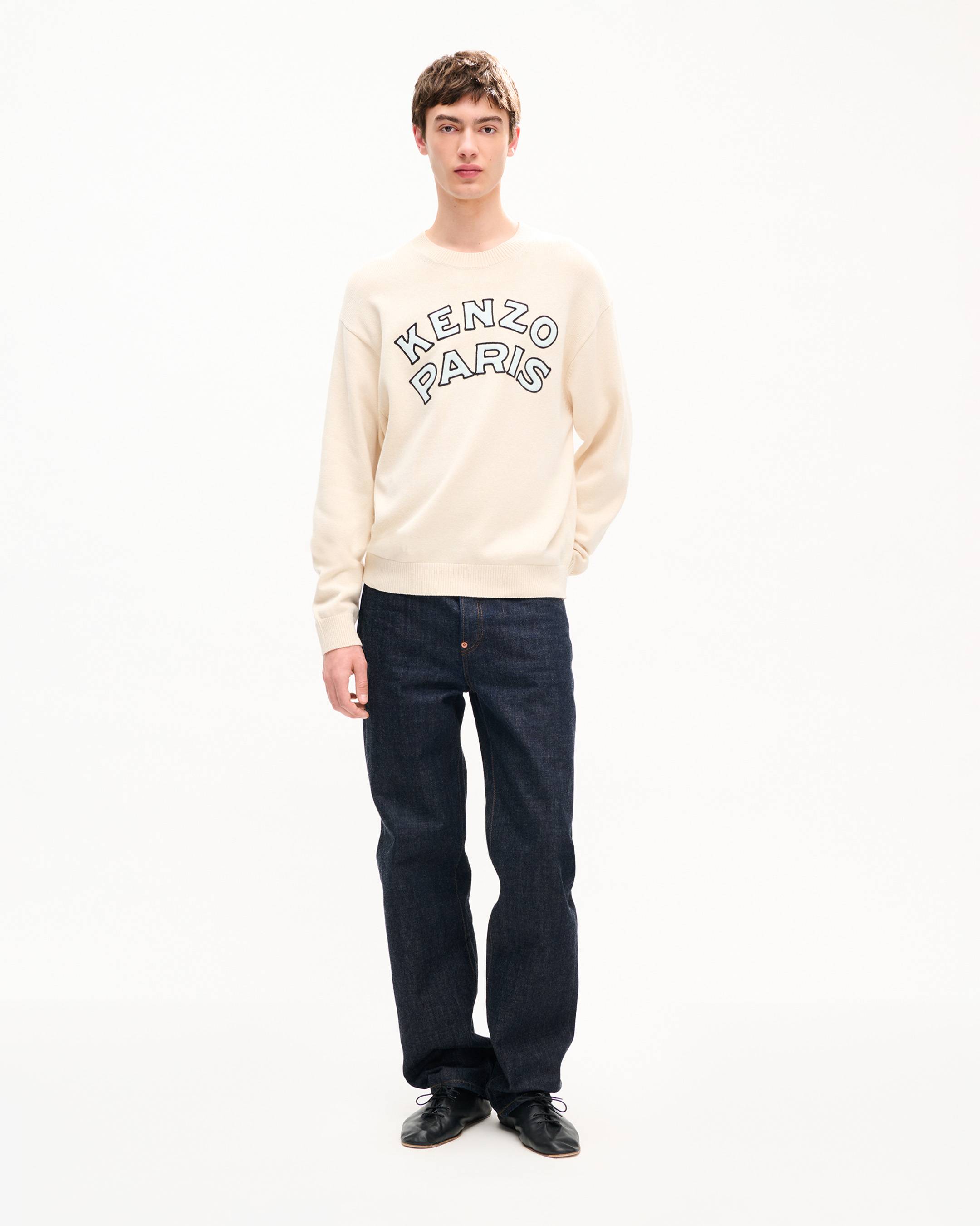 Pull 'KENZO Paris Emblem' en laine et coton