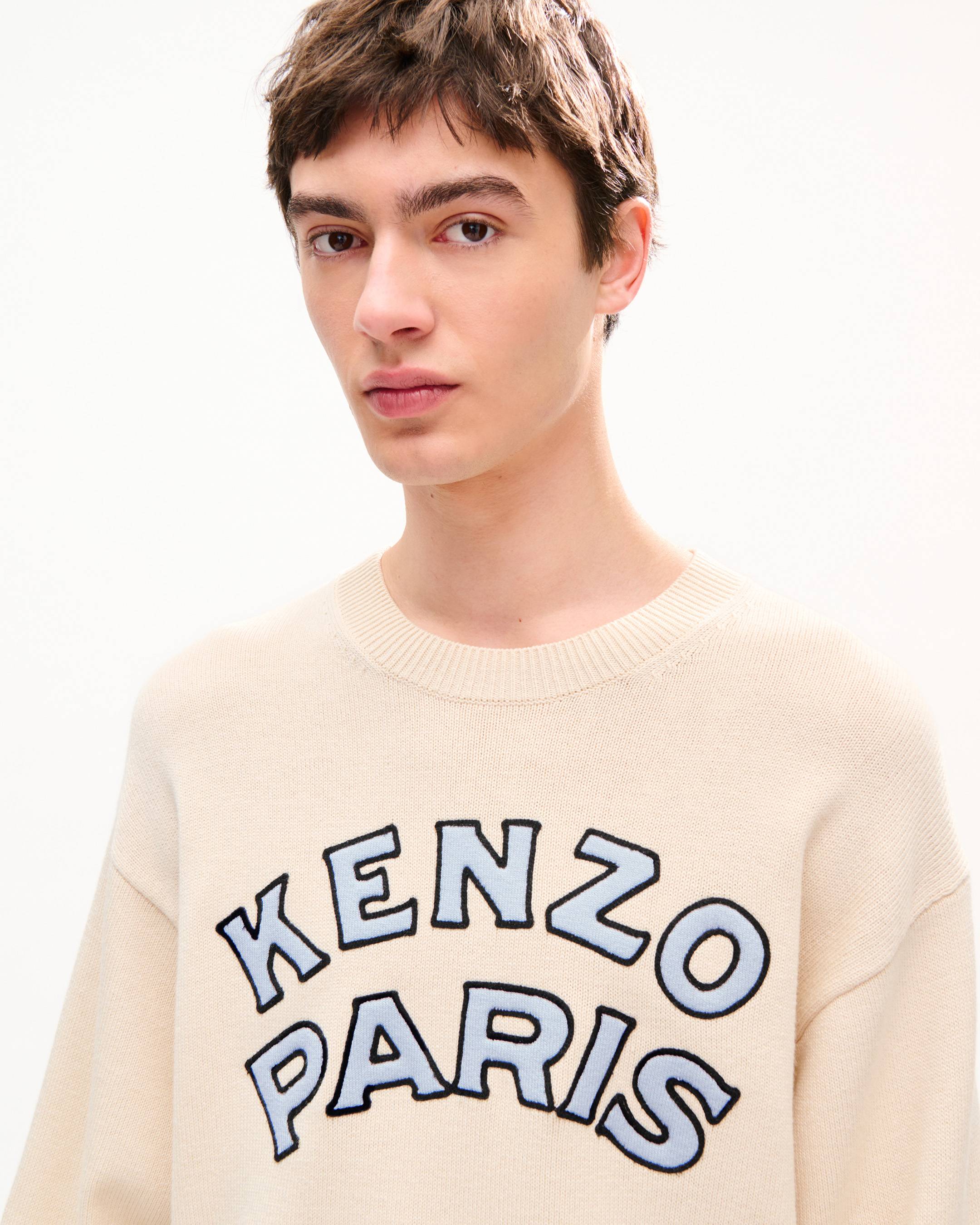 'KENZO Paris Emblem' jumper in wool cotton