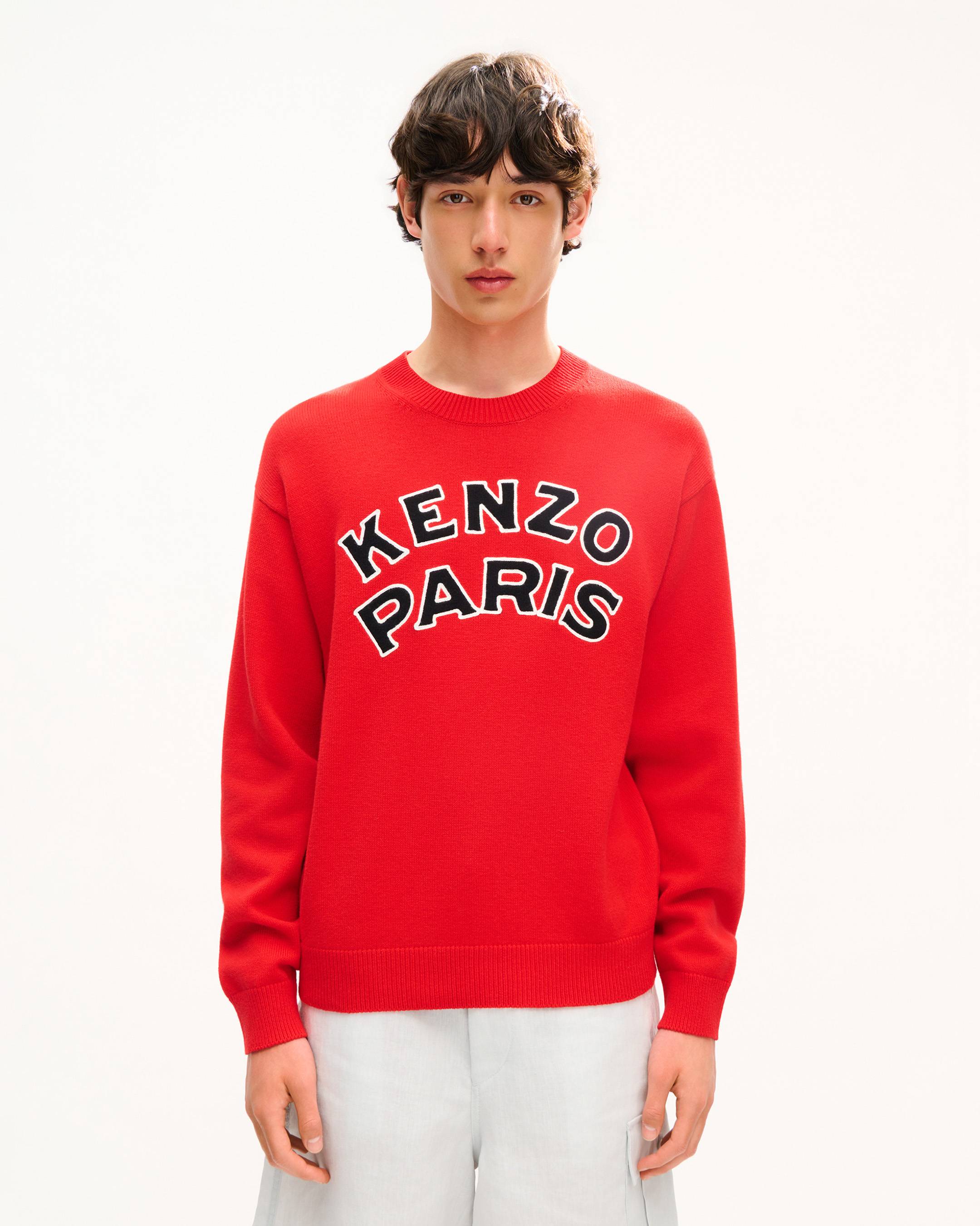 &bdquo;KENZO Paris Emblem&ldquo;-Pullover aus Wolle und Baumwolle