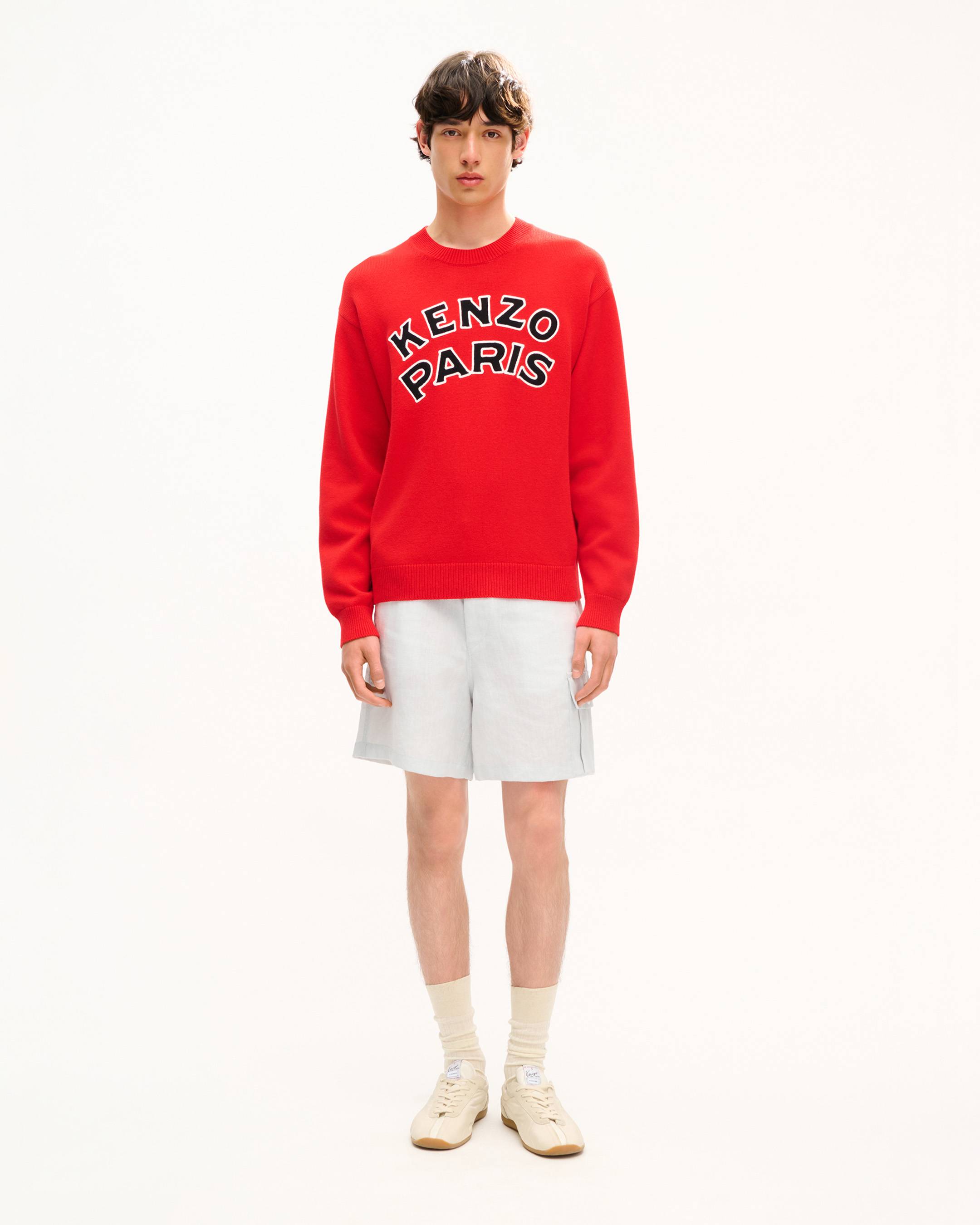 &bdquo;KENZO Paris Emblem&ldquo;-Pullover aus Wolle und Baumwolle