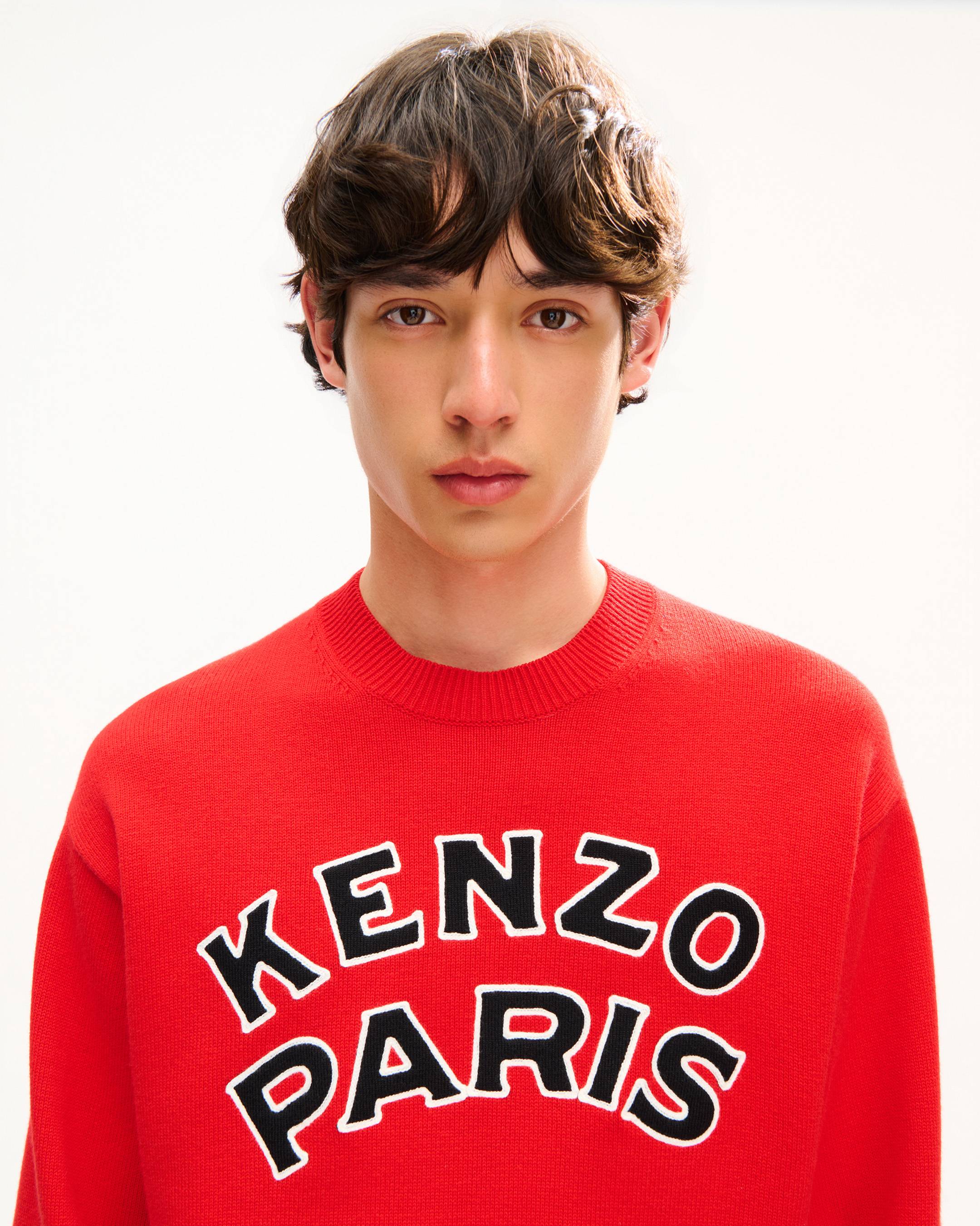 &bdquo;KENZO Paris Emblem&ldquo;-Pullover aus Wolle und Baumwolle