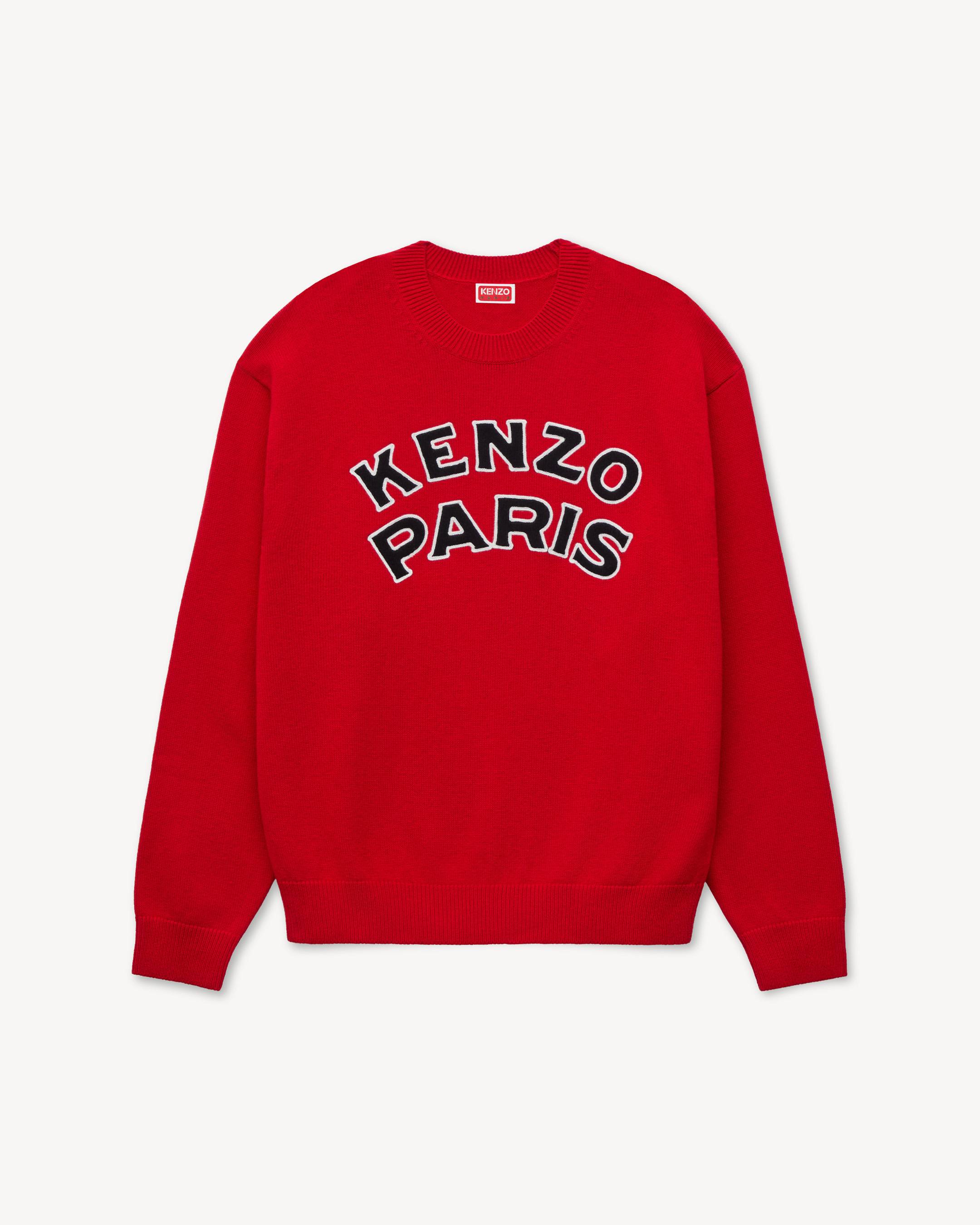 &bdquo;KENZO Paris Emblem&ldquo;-Pullover aus Wolle und Baumwolle