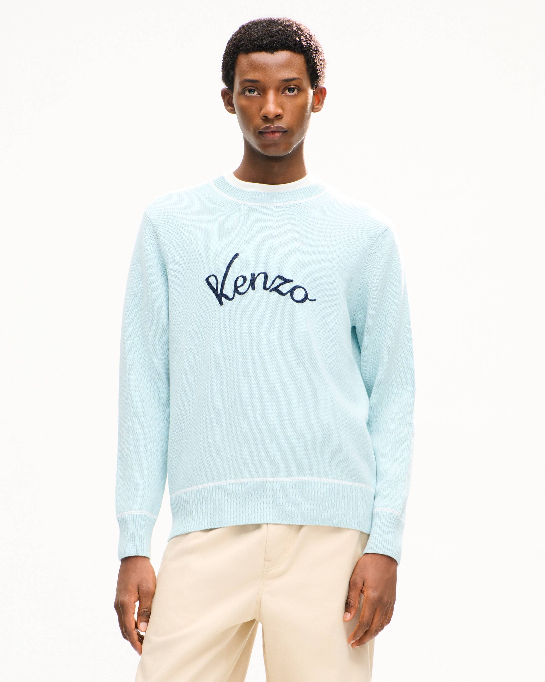KENZO Varsity' embroiered jumper in wool cotton | Men's | KENZO