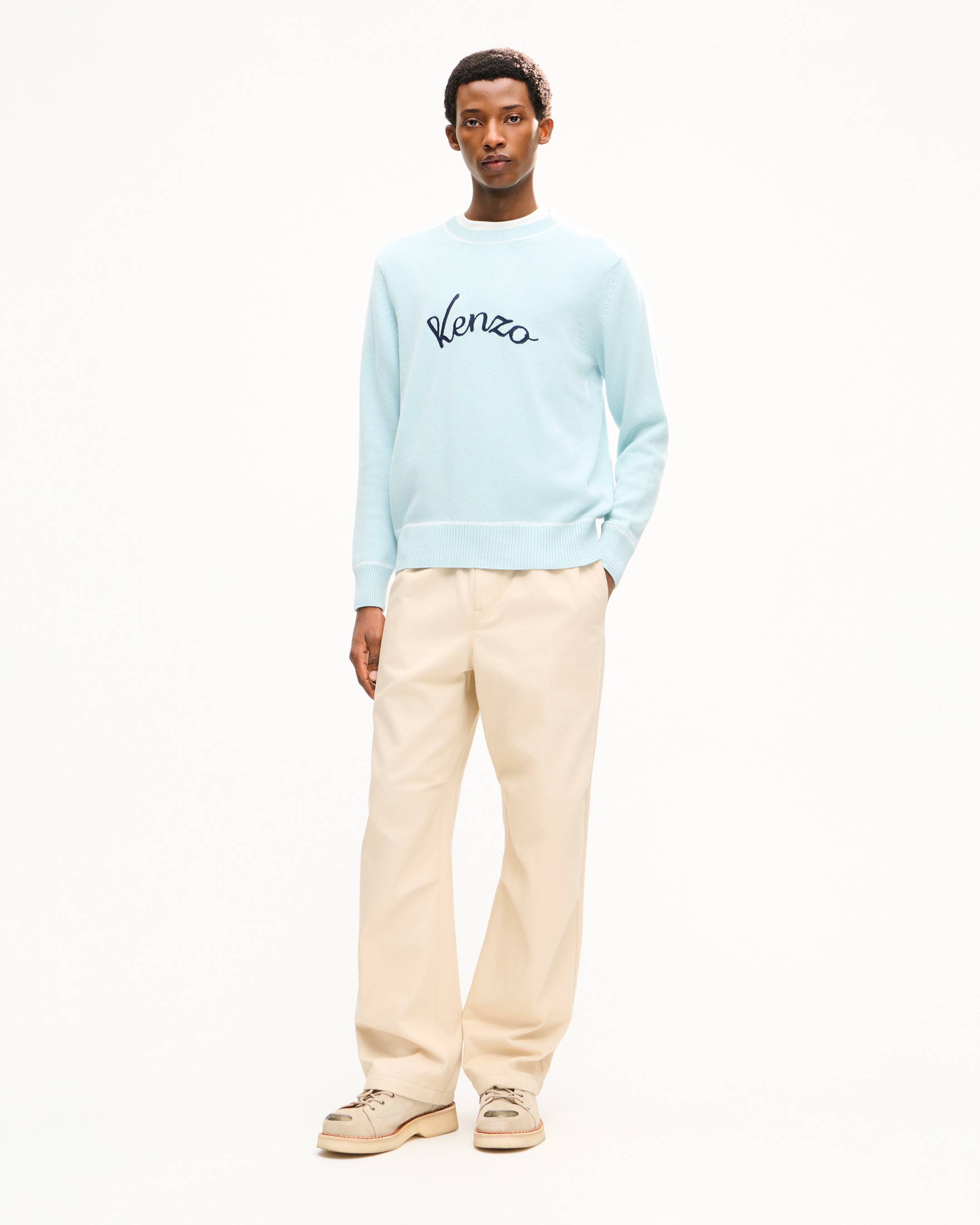KENZO Varsity' embroiered jumper in wool cotton | Men's | KENZO