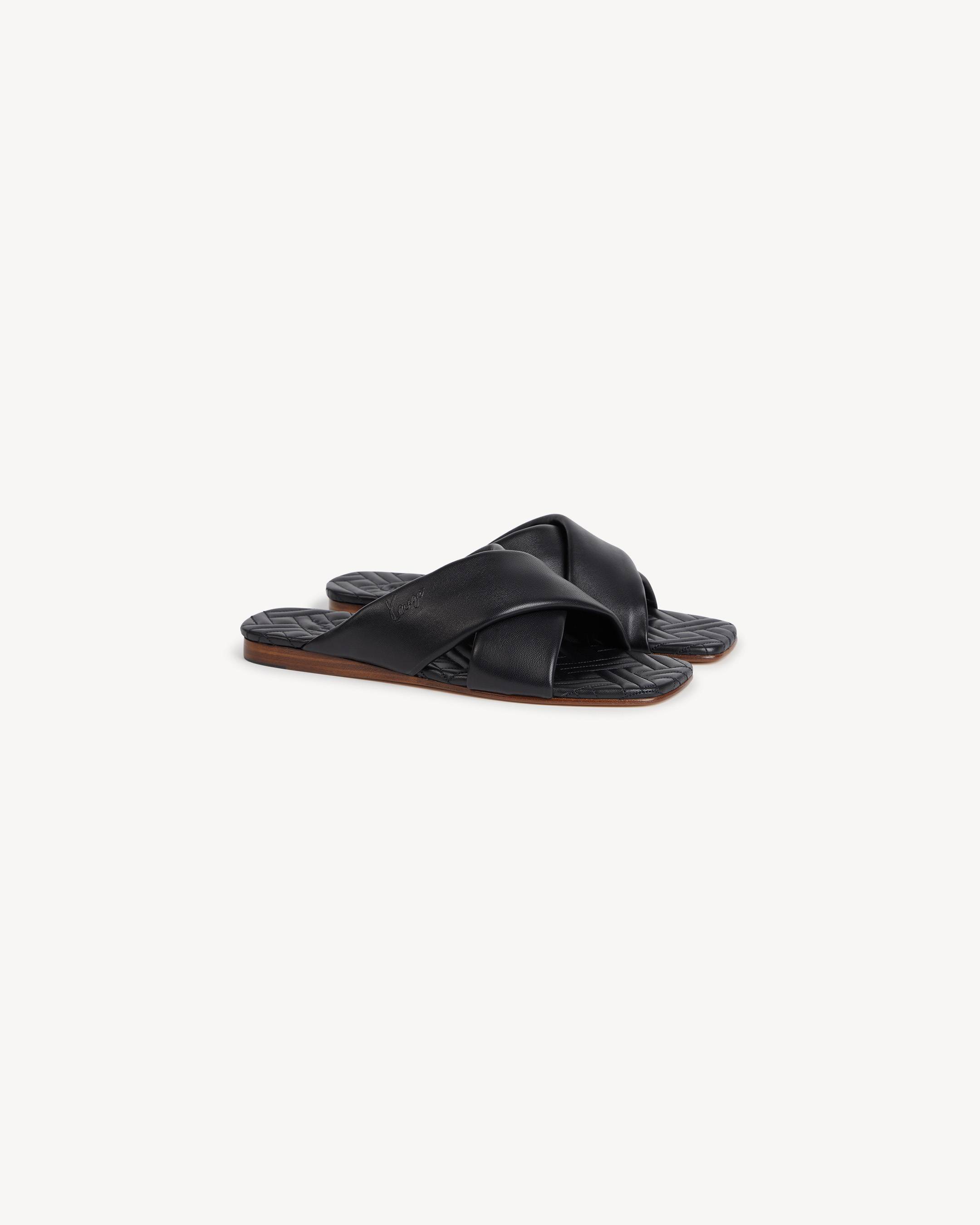 'KENZONATSU' sandals in leather