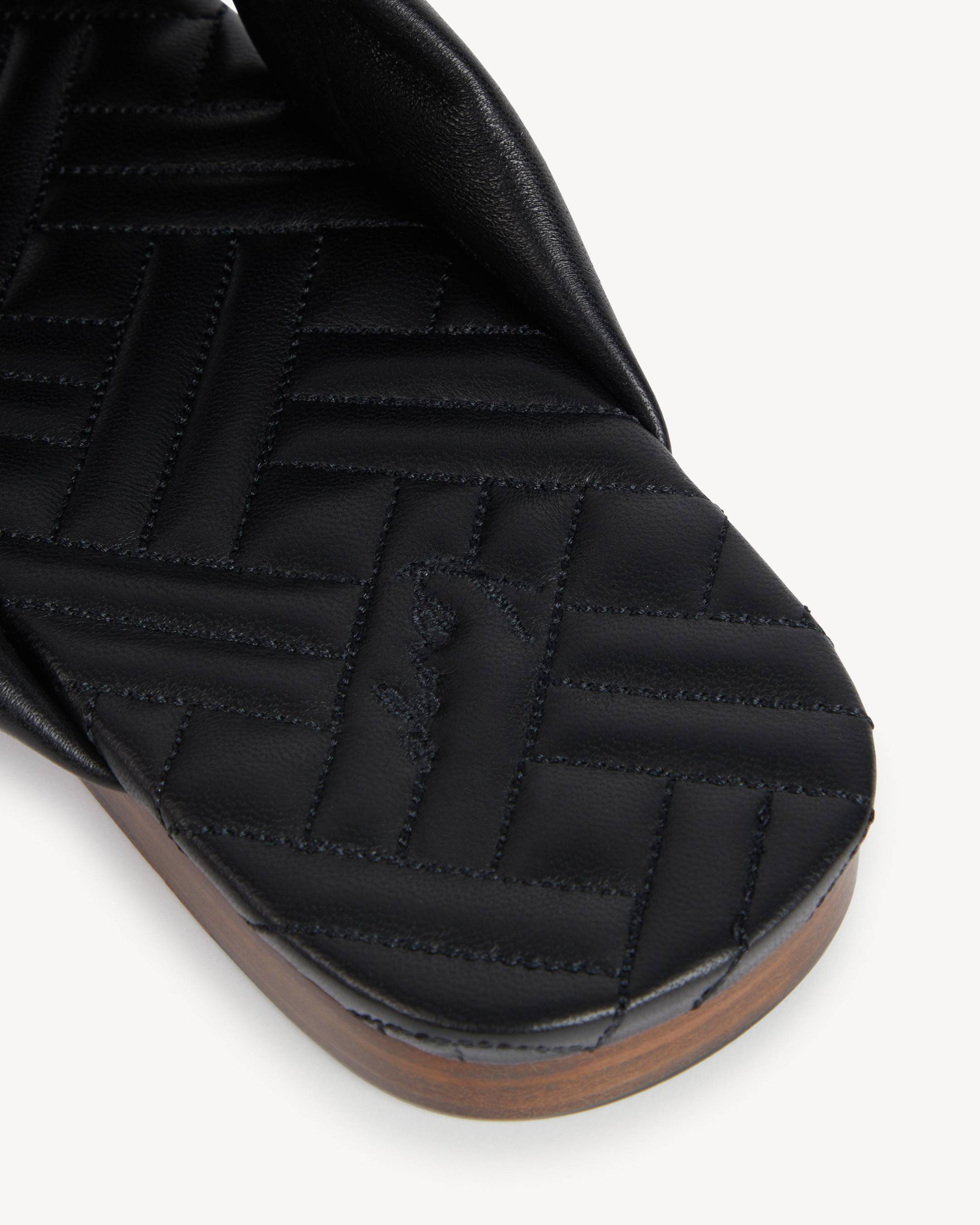 'KENZONATSU' sandals in leather