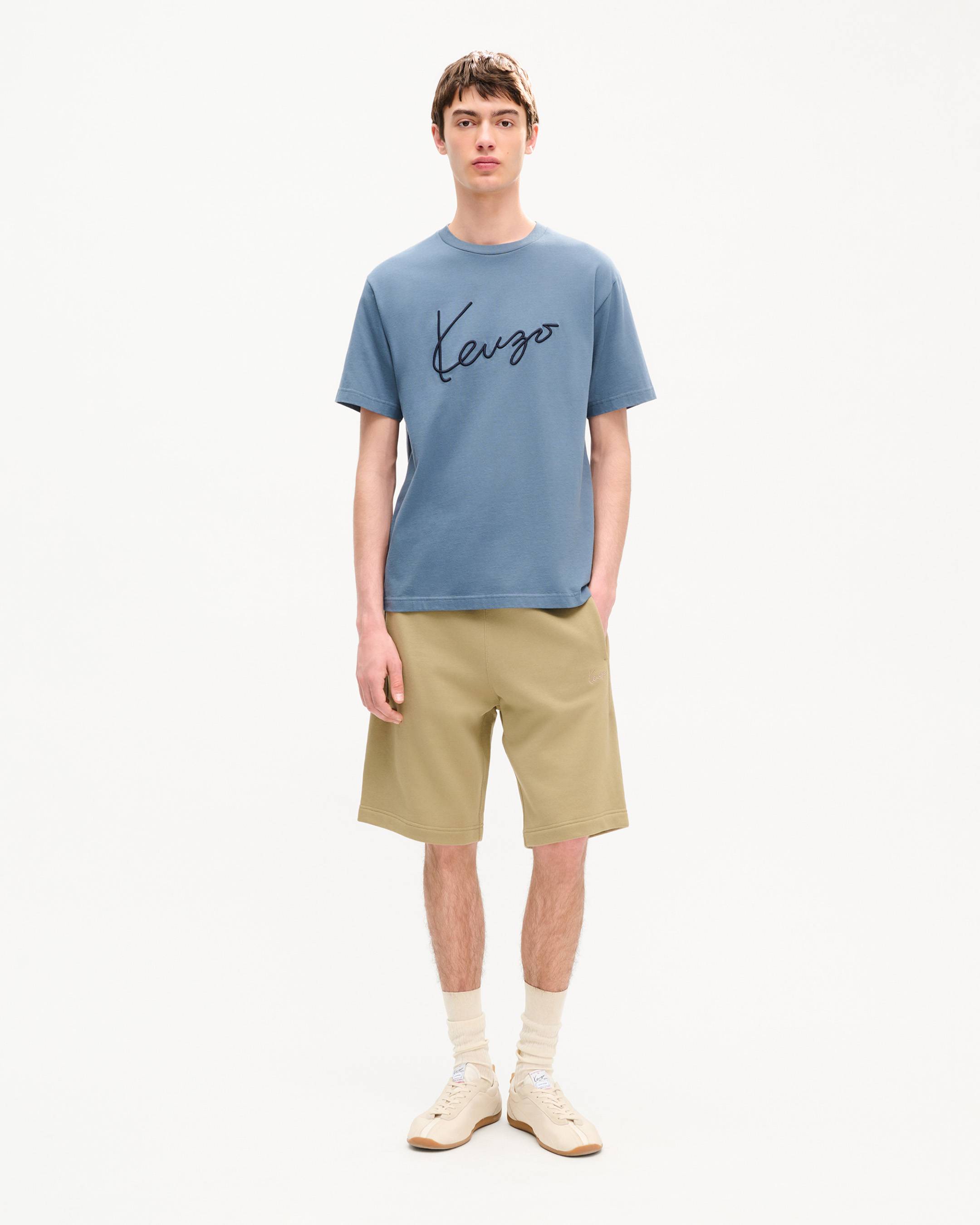 KENZO Signature' shorts in cotton | Men's | KENZO