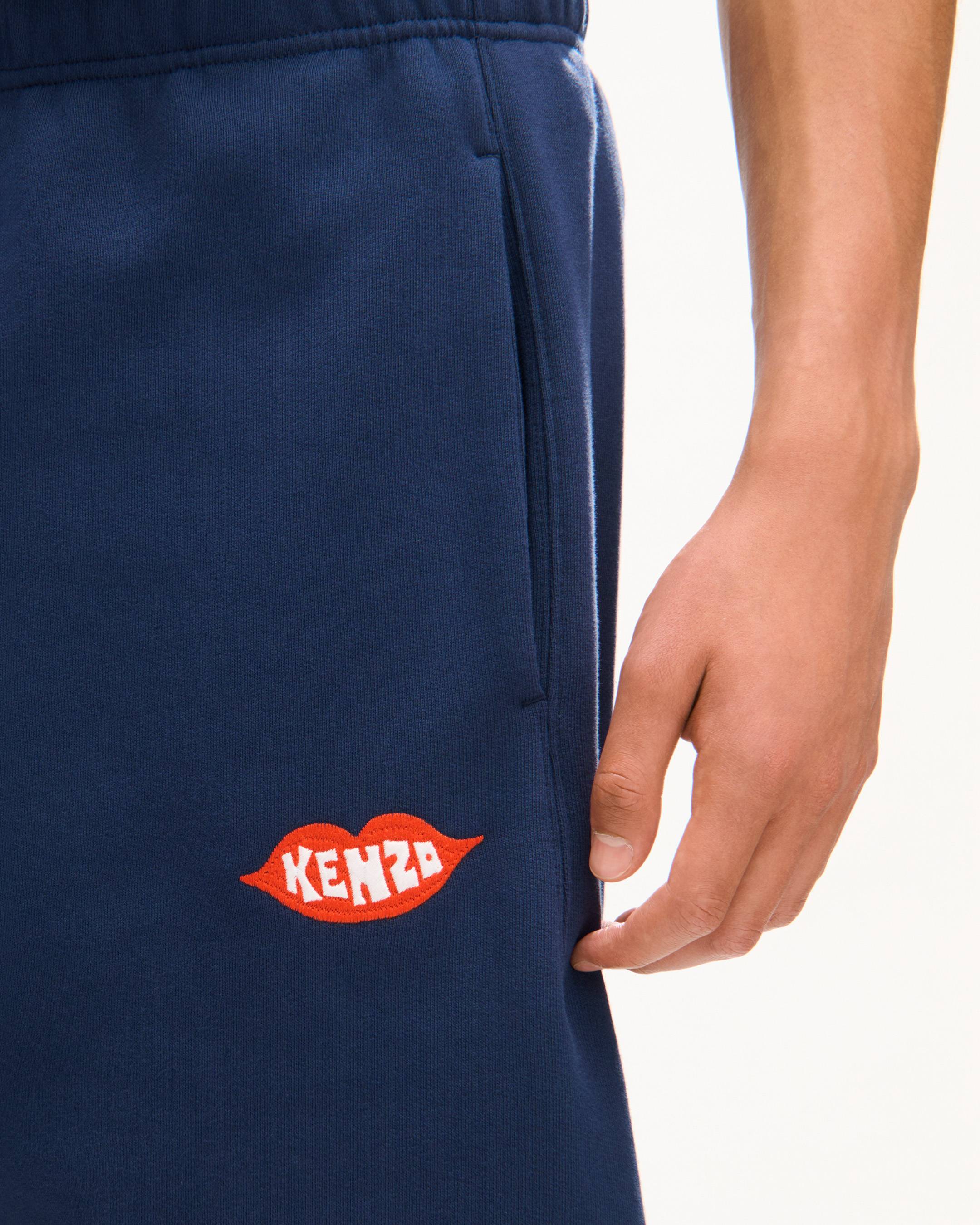 'KENZO Loves' embroidered shorts in cotton